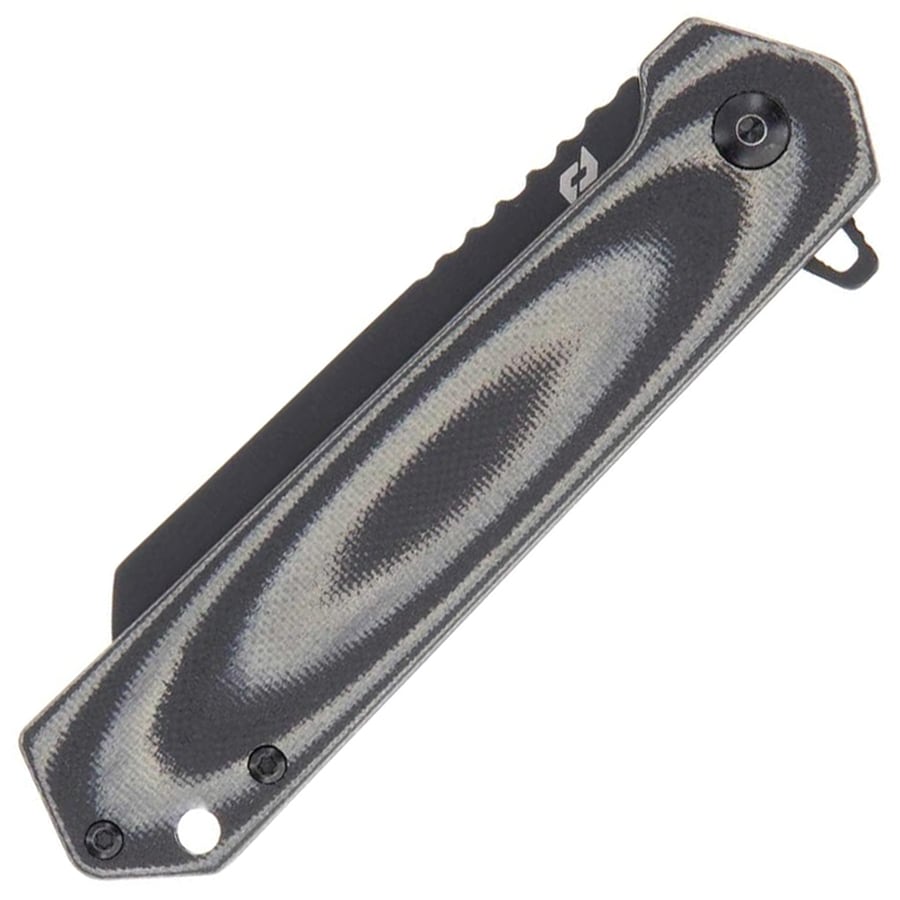 Nóż składany Schrade Lateral AUS-8 Sheepsfoot Black - Dark Grey