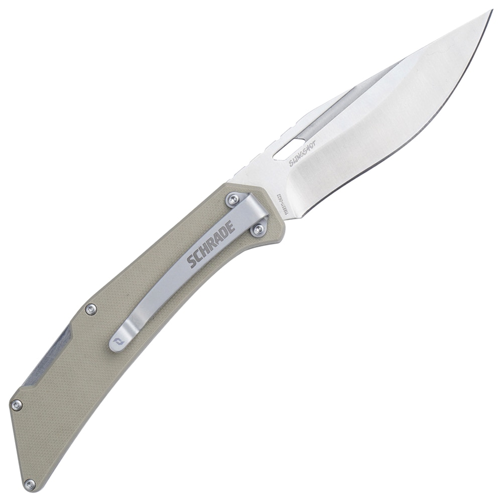 Складаний ніж Schrade Slingshot Lockback - Tan