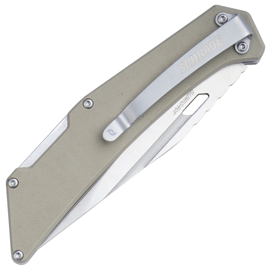 Складаний ніж Schrade Slingshot Lockback - Tan