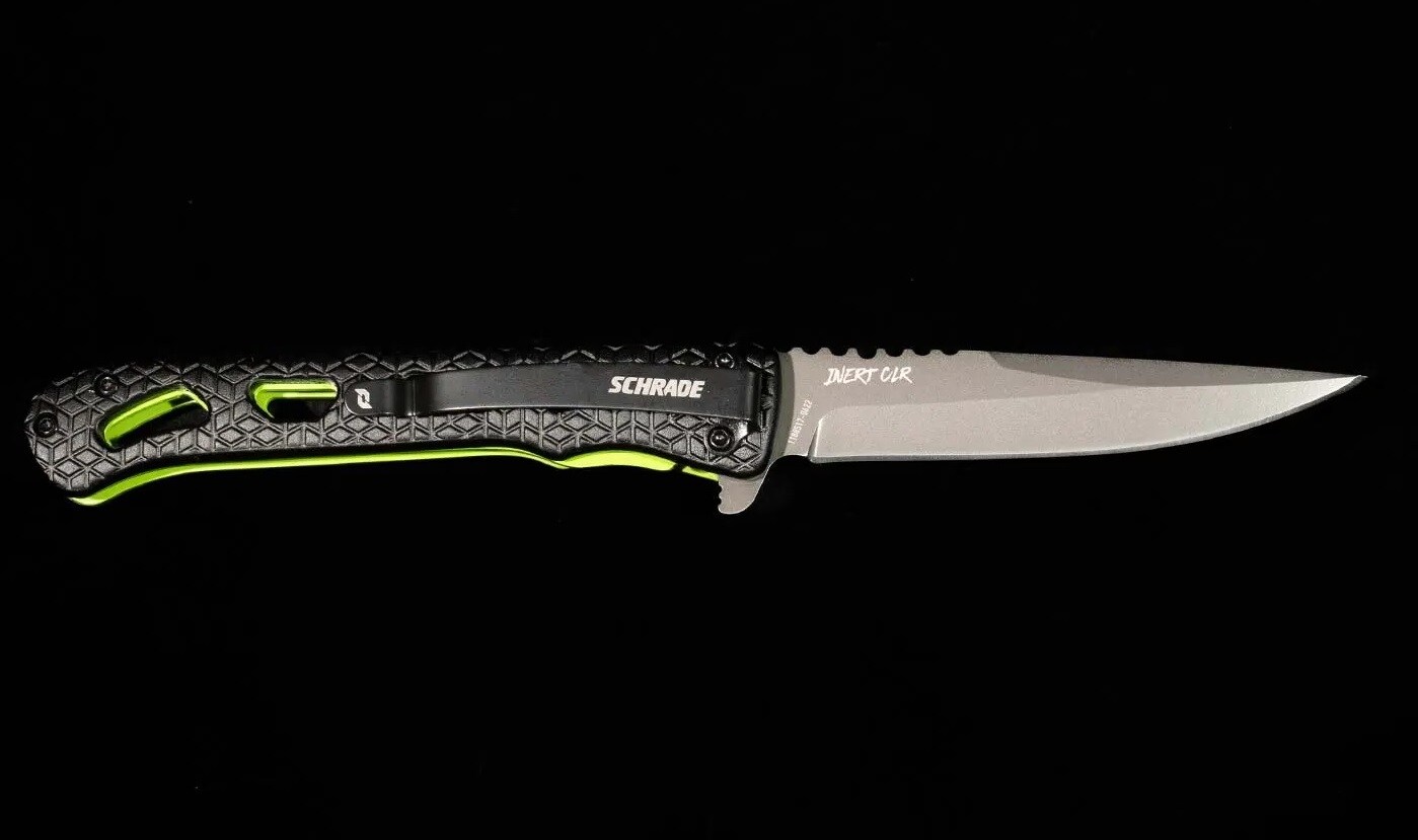 Nóż składany Schrade Inert CLR - Black