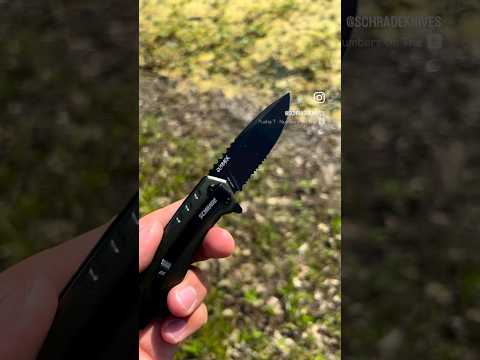 Nóż składany Schrade Outback - OD Green