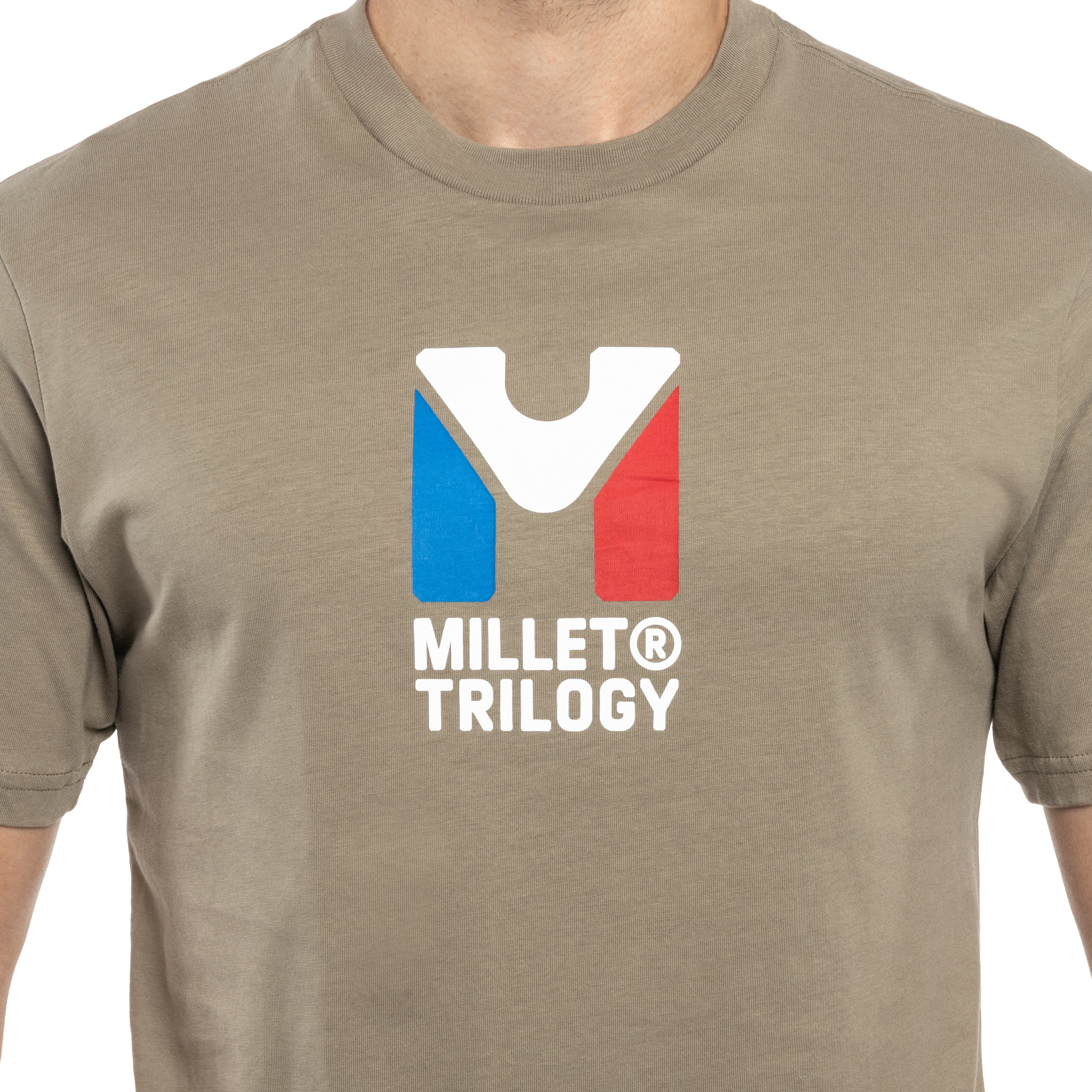 Koszulka T-shirt Millet Chamonix Trilogy - Beige