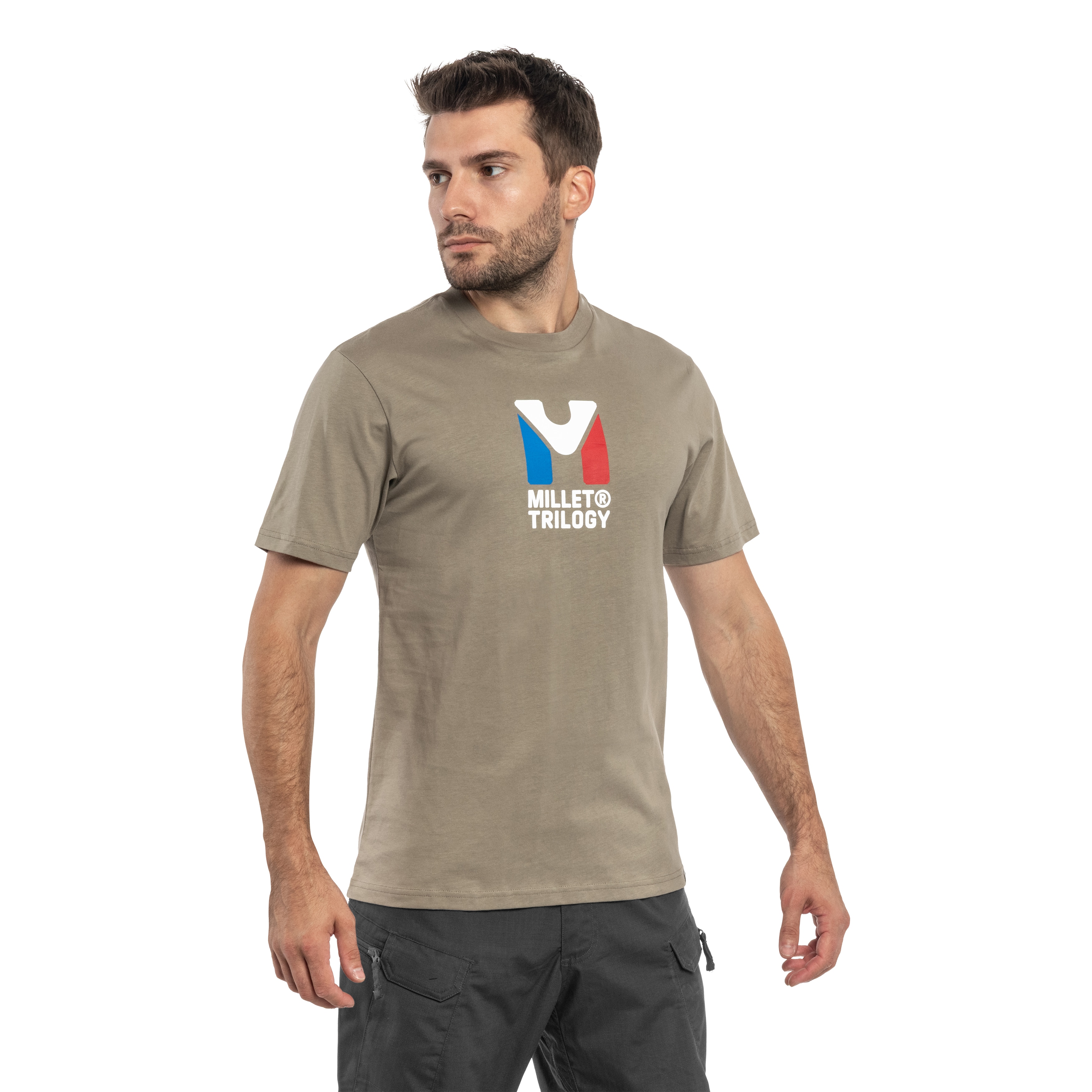 Koszulka T-shirt Millet Chamonix Trilogy - Beige