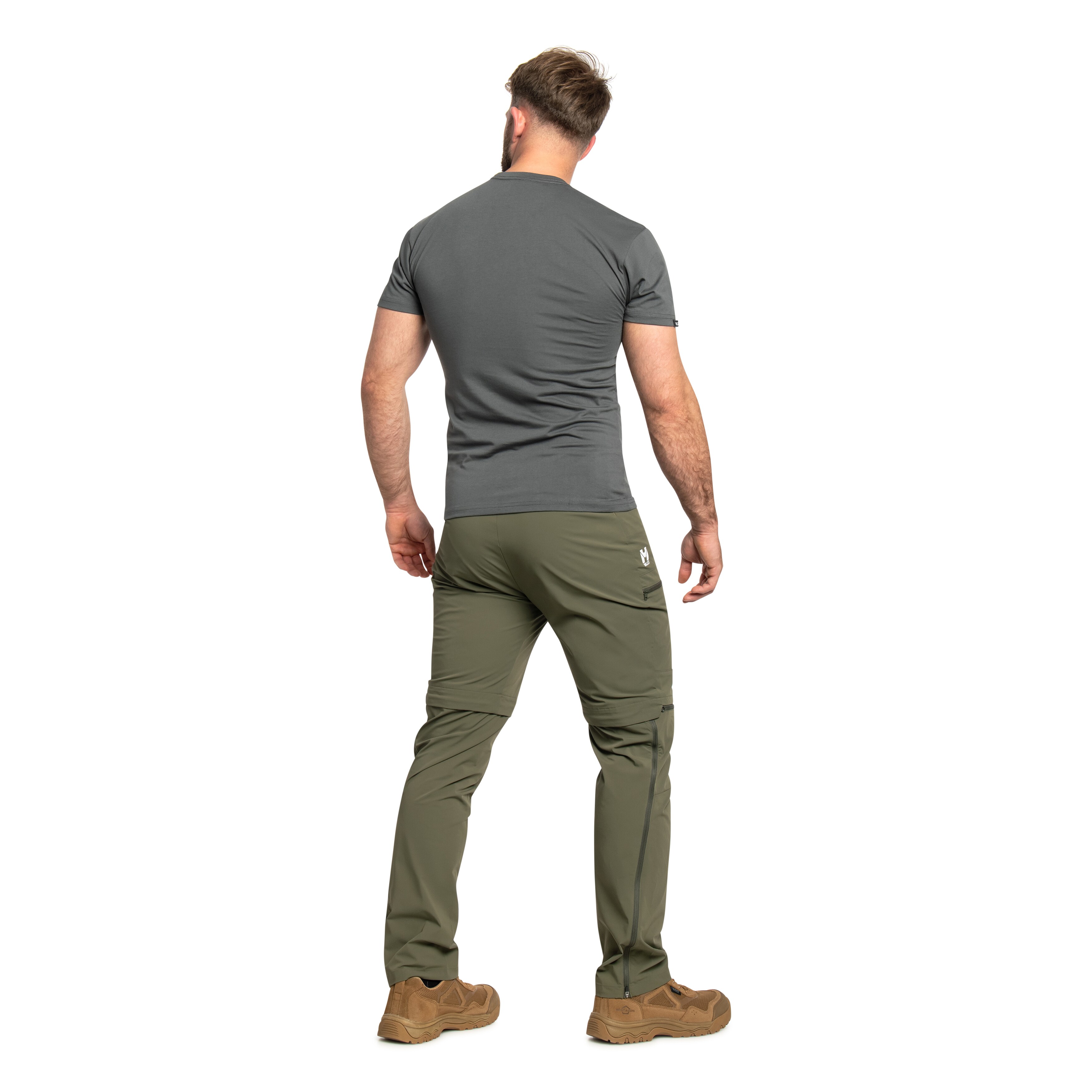 Millet Ubic Stretch Zip Off Pants - Khaki