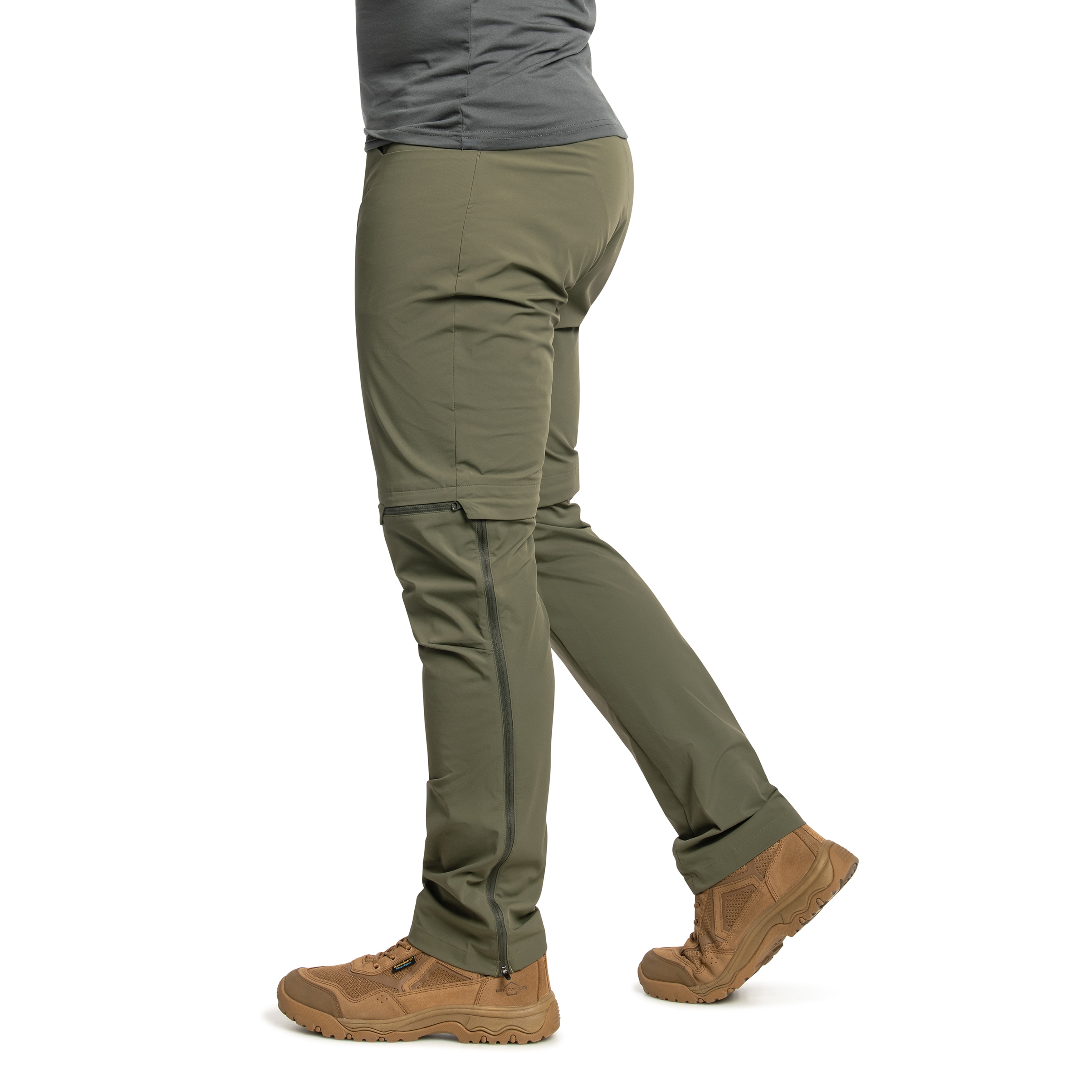 Millet Ubic Stretch Zip Off Pants - Khaki