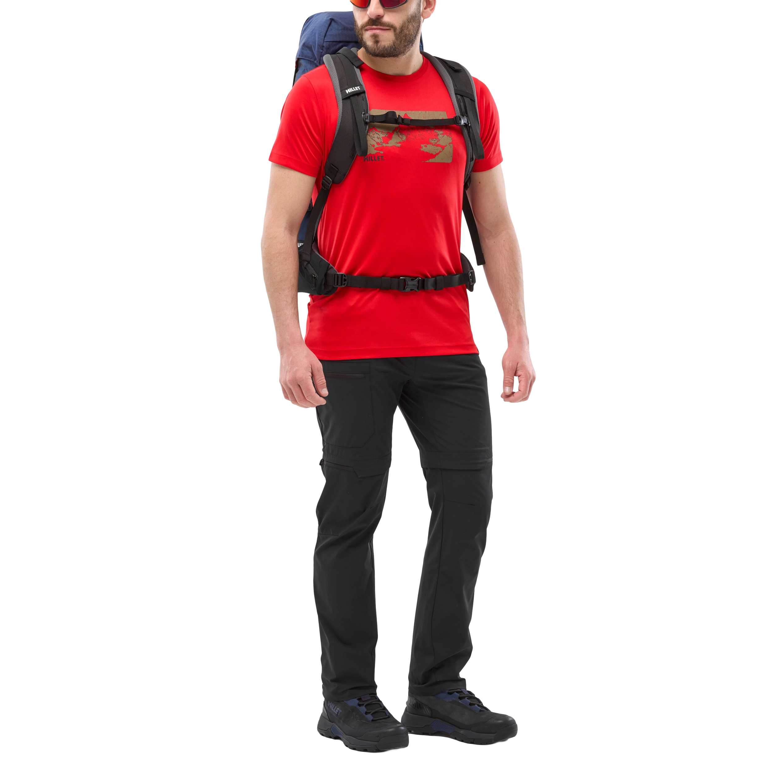 Spodnie Millet Ubic Stretch Zip Off - Black