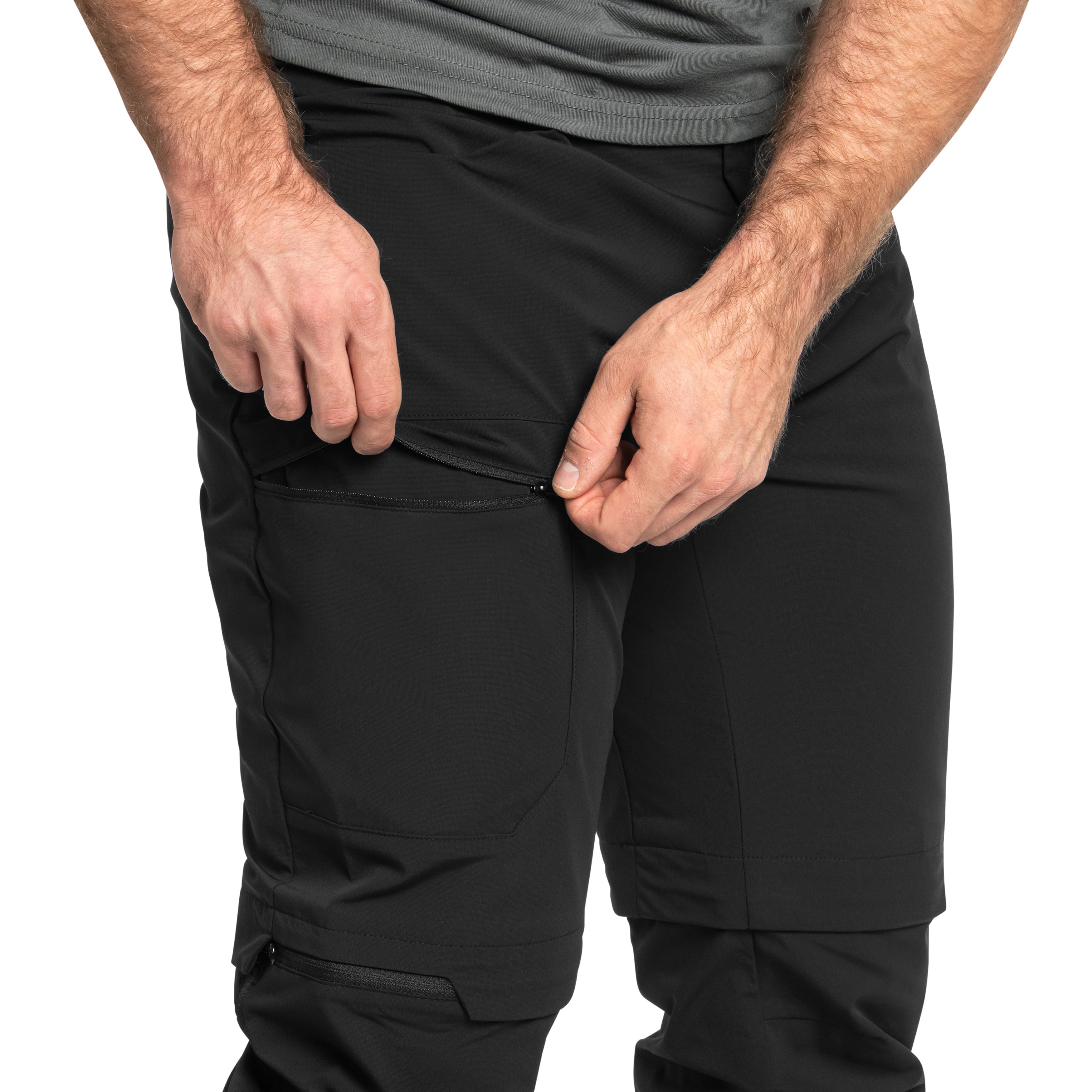 Spodnie Millet Ubic Stretch Zip Off - Black