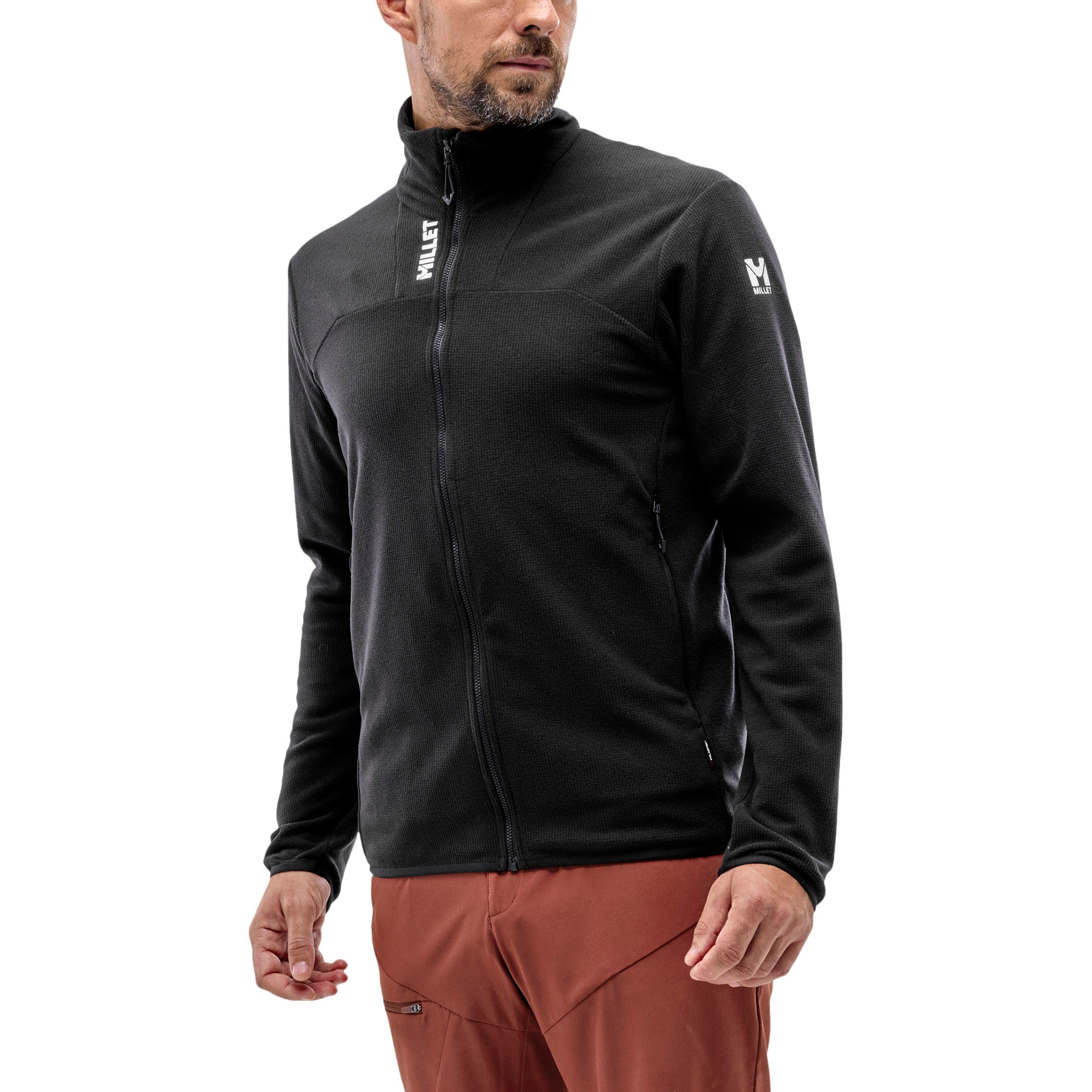 Флісова кофта Millet Fleece Ubic Lightgrid - Black
