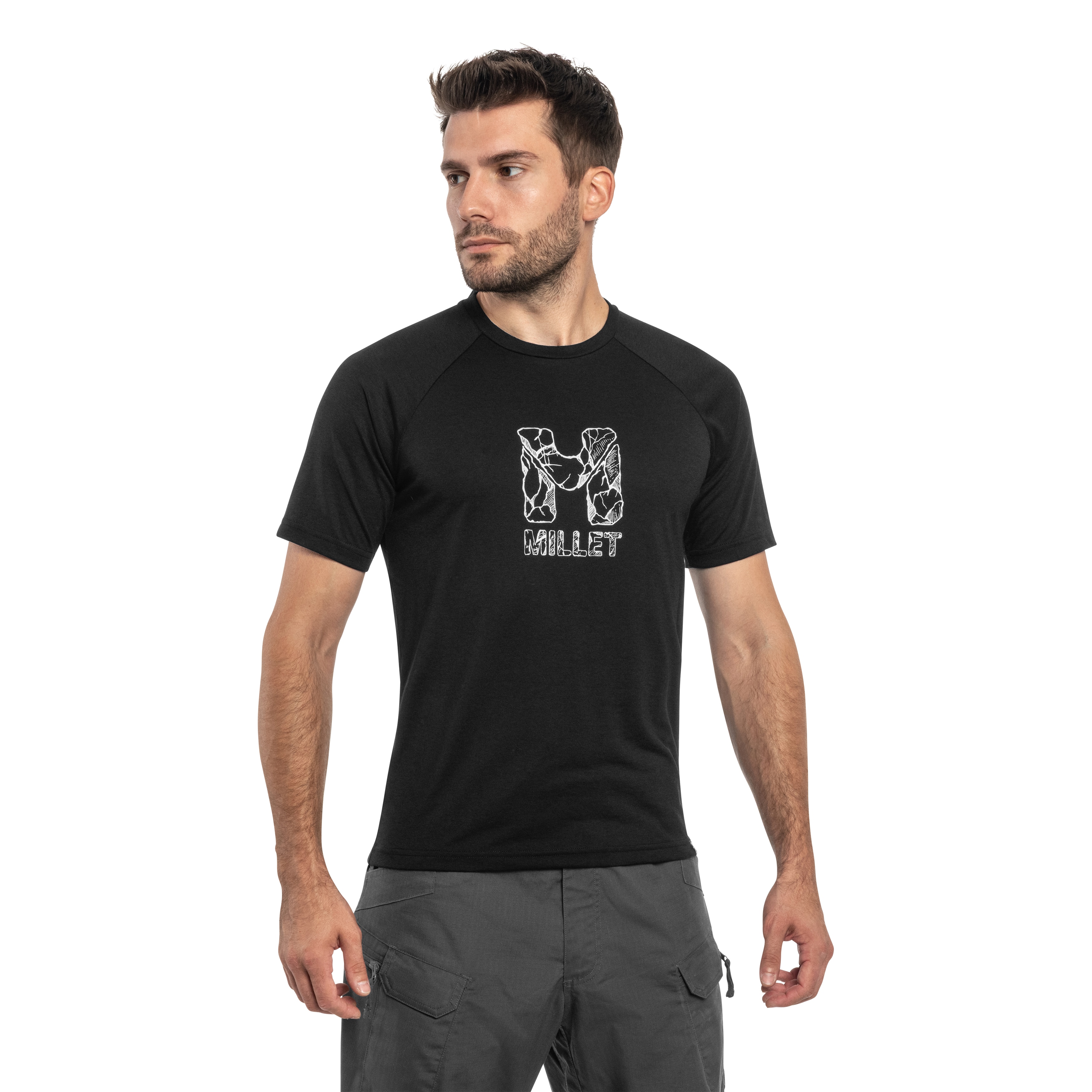 Koszulka T-shirt Millet Cimai Natural - Black