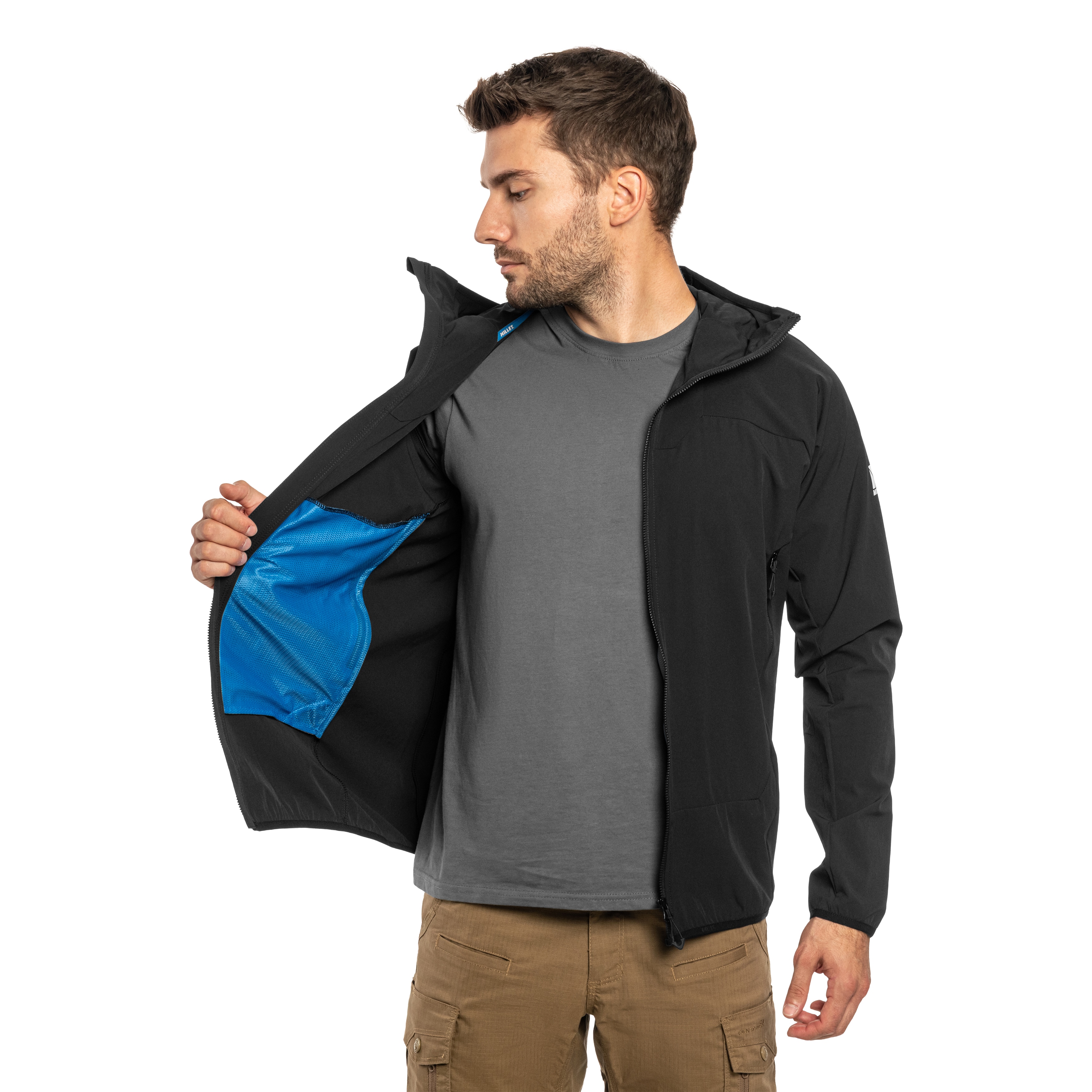 Kurtka Millet Softshell Kamet XCS - Black