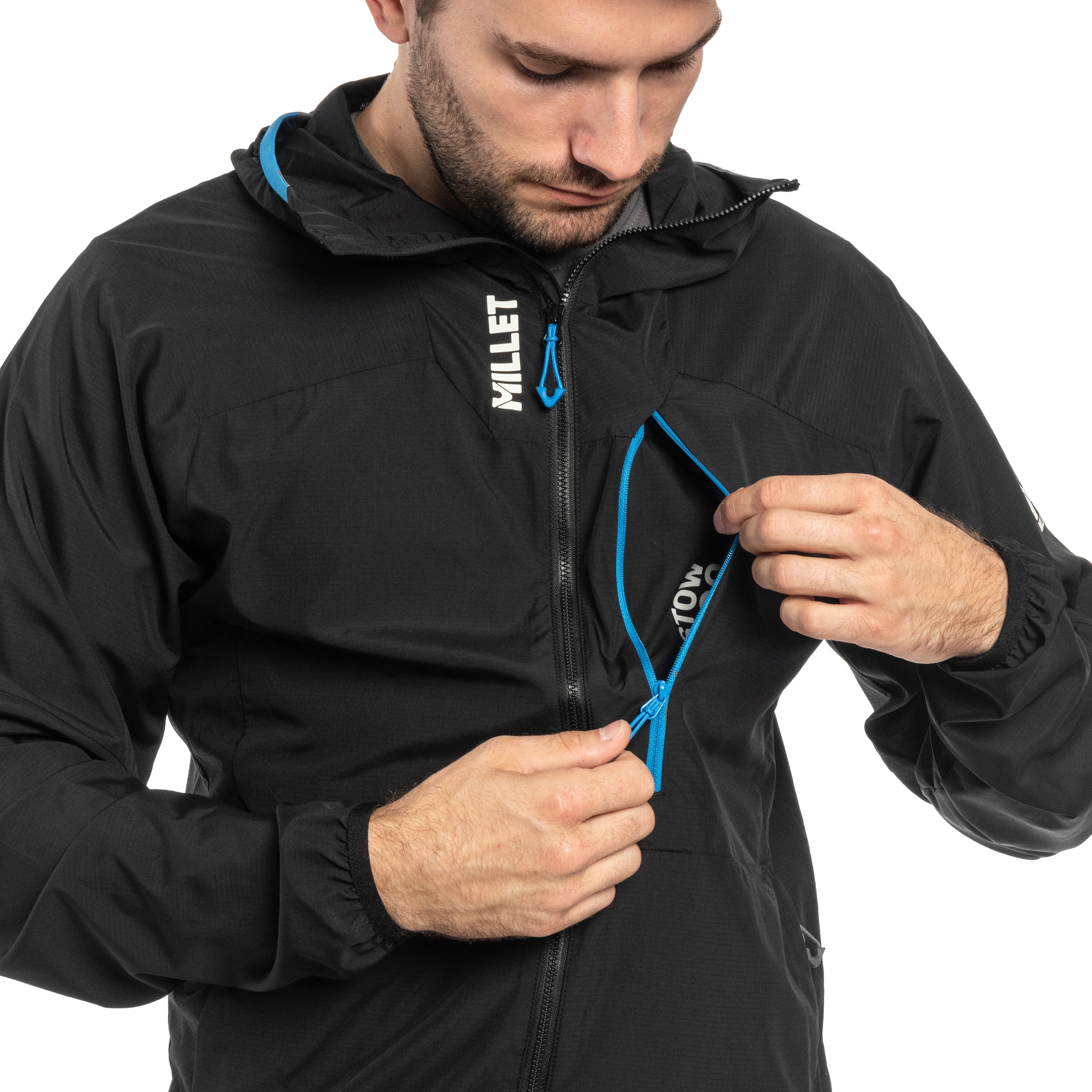 Millet Softshell Parmelan Windbreaker Jacket - Black