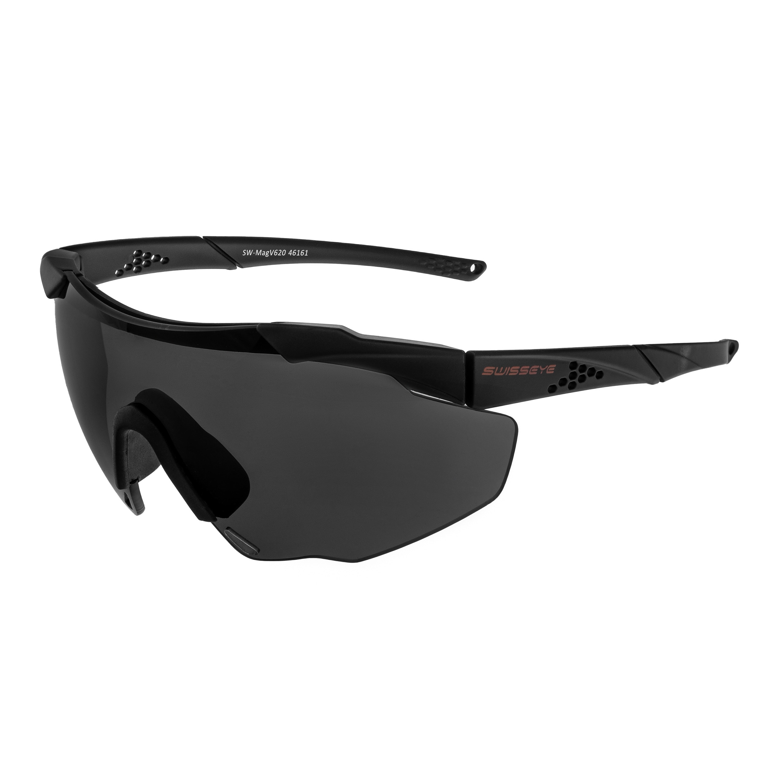 Тактичні окуляри Swiss Eye MagV620 - Smoke/Vermilion/Black