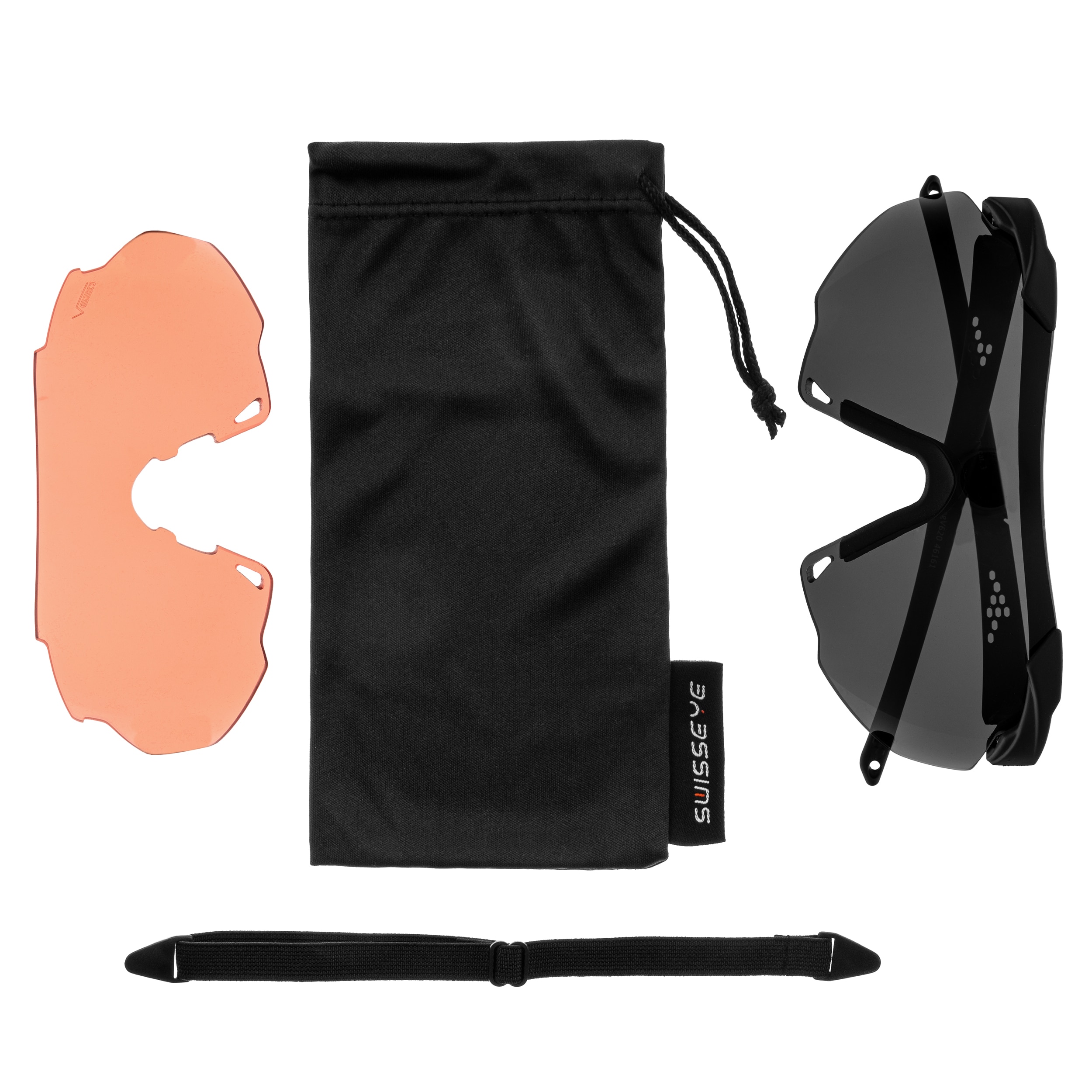 Тактичні окуляри Swiss Eye MagV620 - Smoke/Vermilion/Black