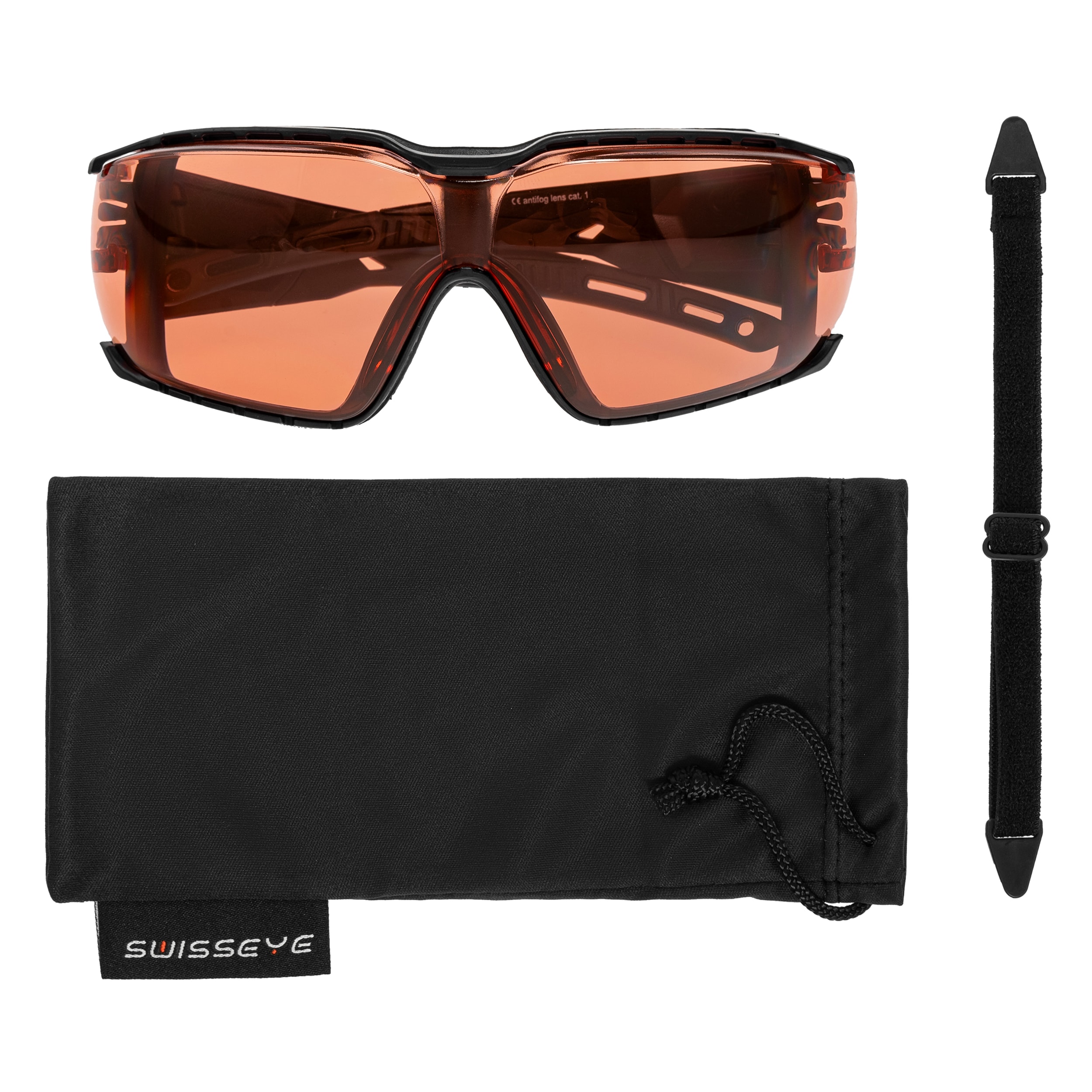 Okulary taktyczne Swiss Eye TargetV620 - Orange/Black