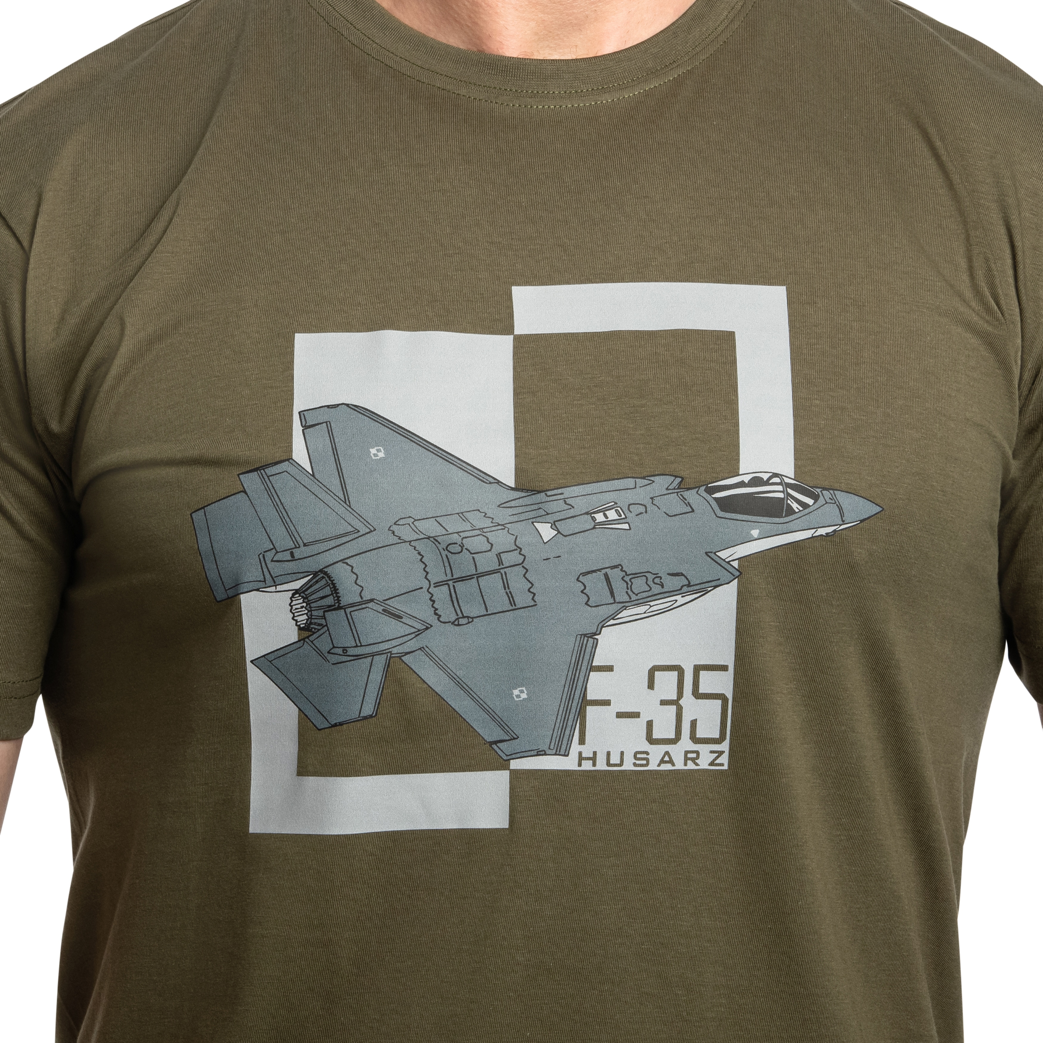 Koszulka T-Shirt F-35 Husarz - Olive
