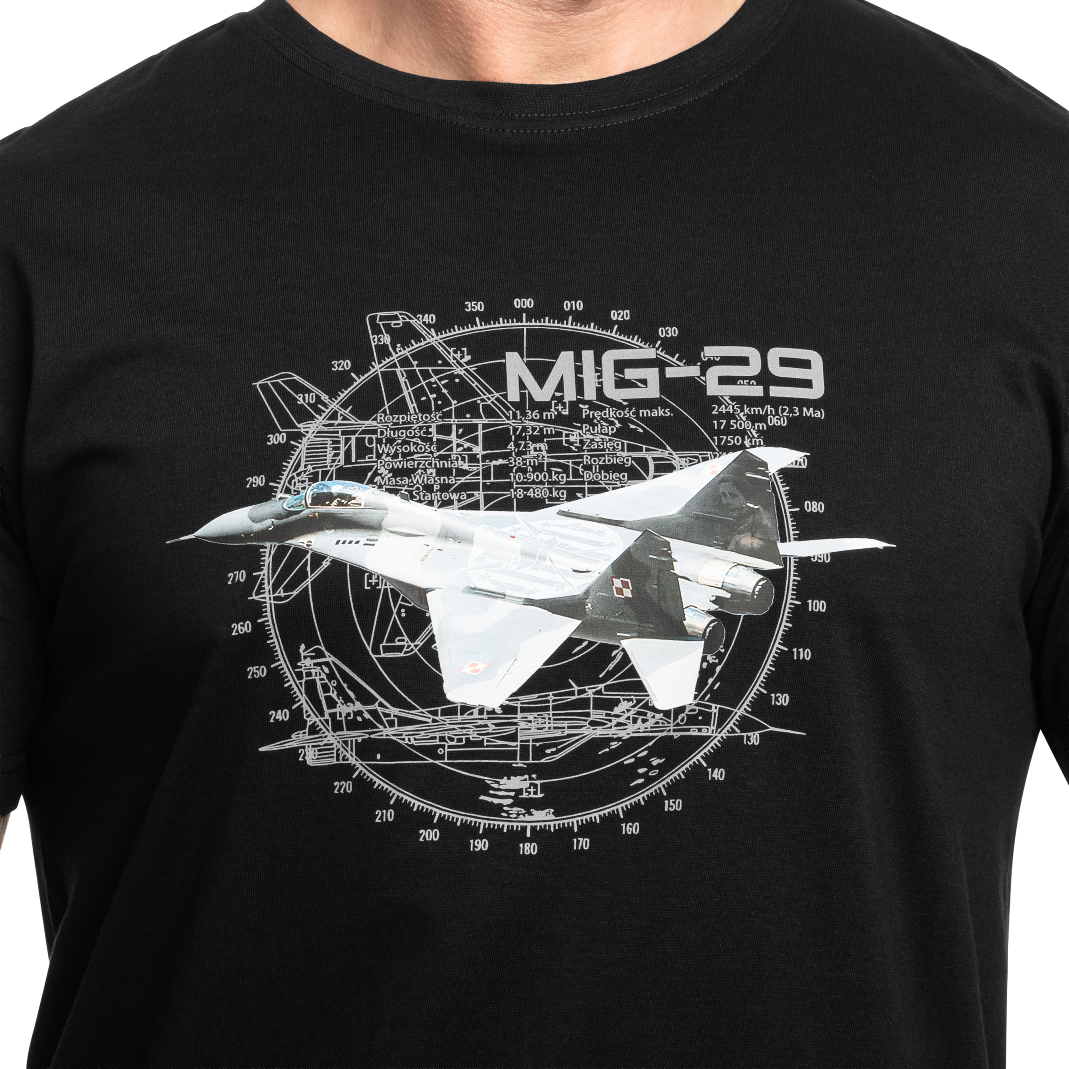 Koszulka T-Shirt MiG-29 - Black