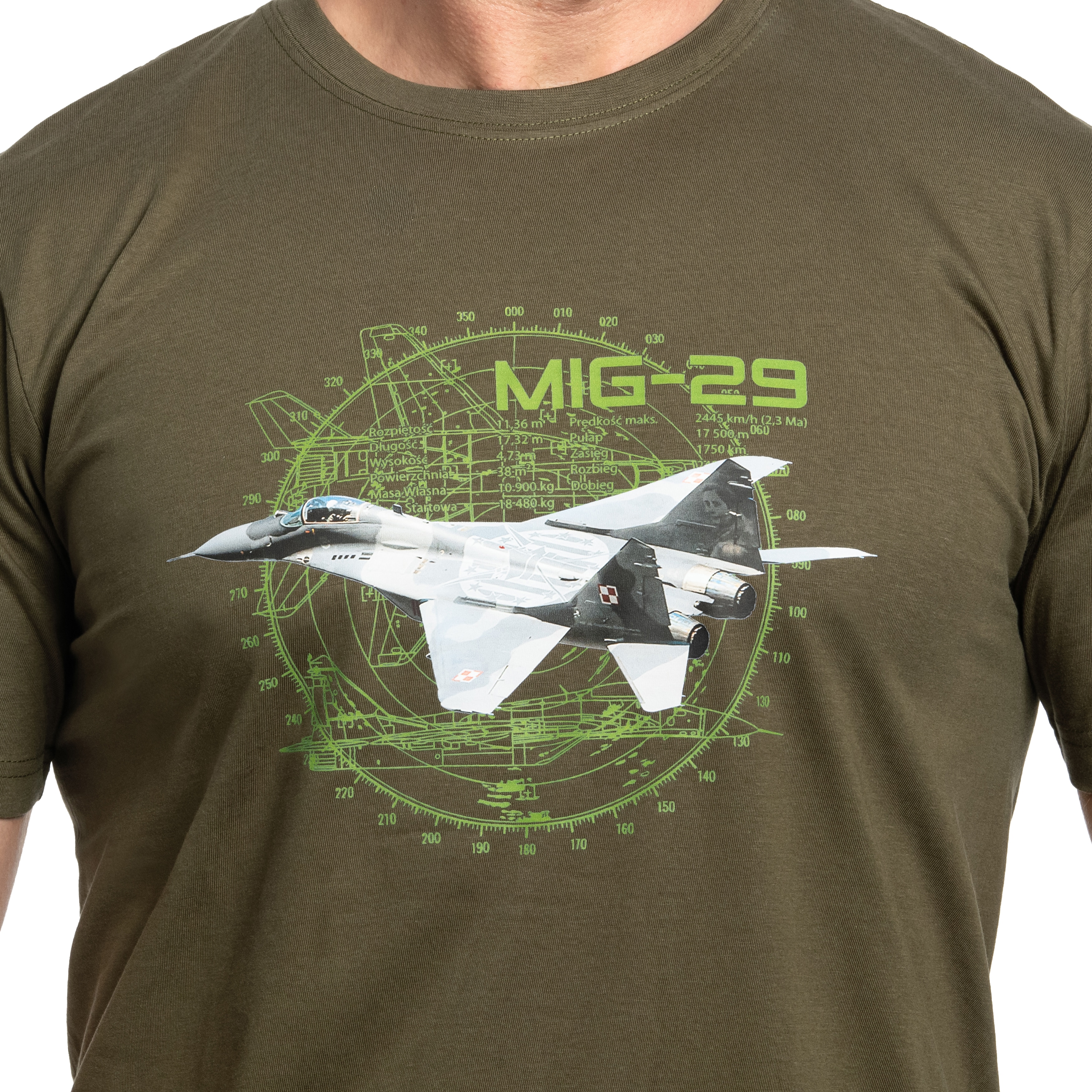 Koszulka T-Shirt MiG-29 - Olive