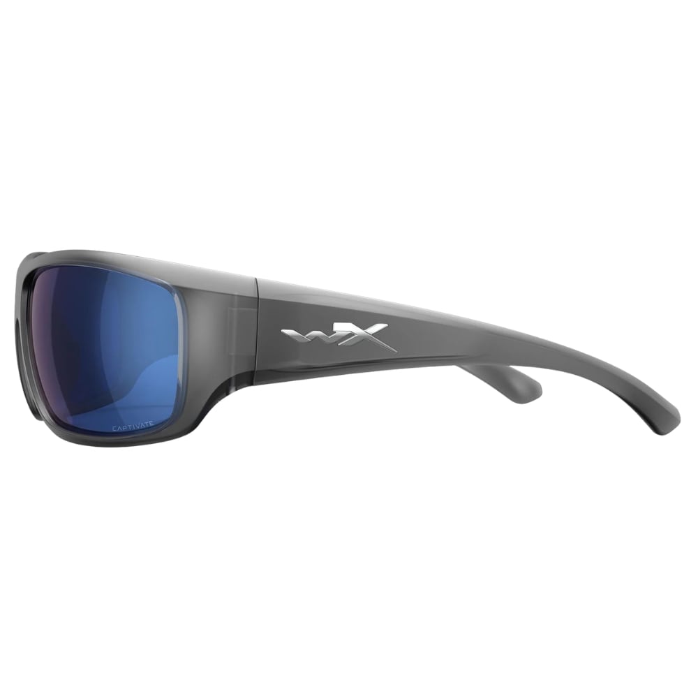 Okulary taktyczne Wiley X Omega - Captivate Polarized Blue Mirror/Matt Translucent Black