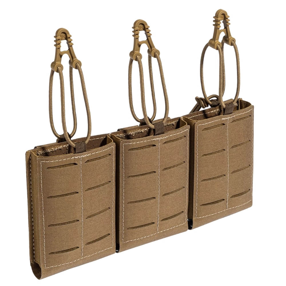Potrójna ładownica na magazynek karabinowy Lindnerhof Rifle Magazine Pouch AR15 Triple MX416-3 - Coyote