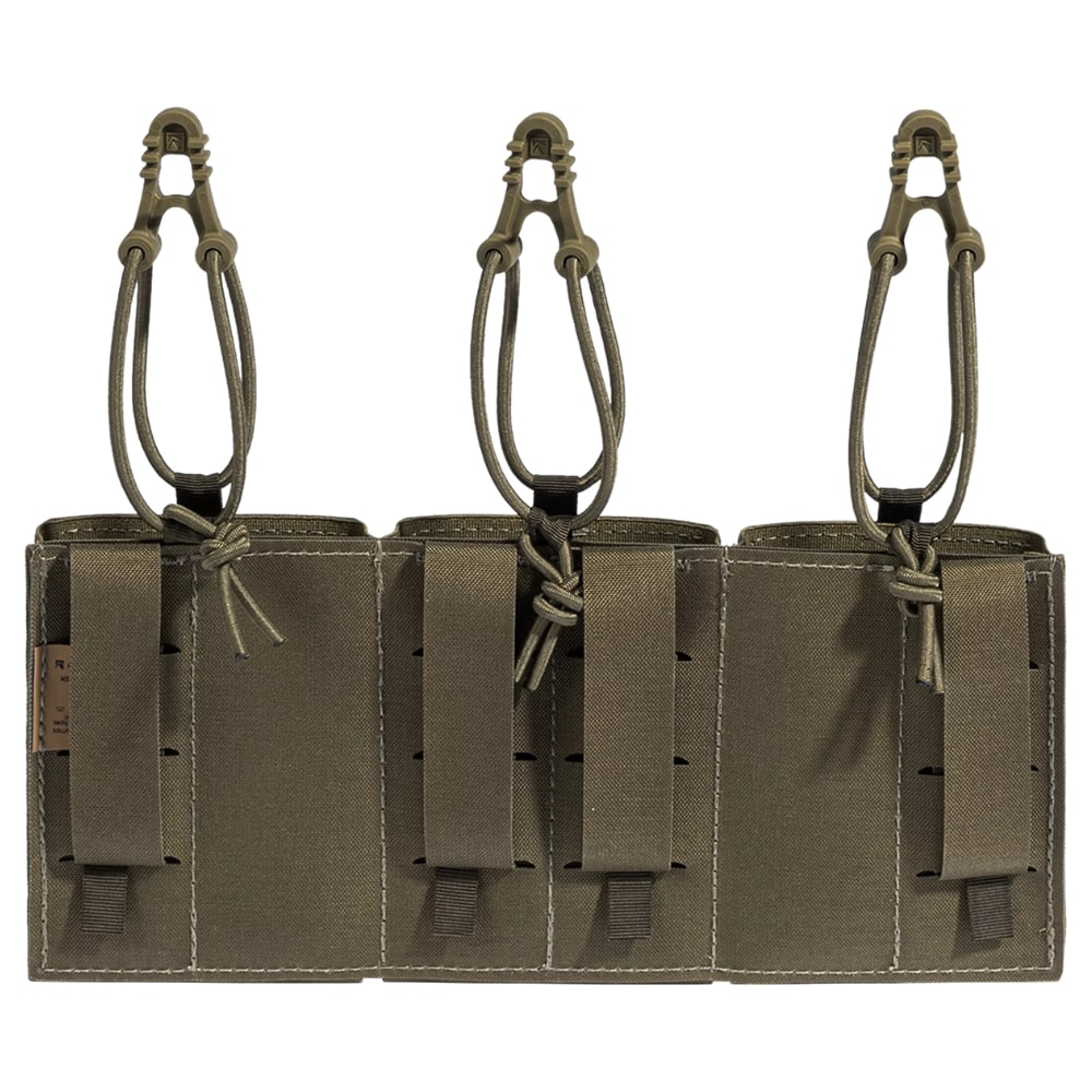 Potrójna ładownica na magazynek karabinowy Lindnerhof Rifle Magazine Pouch AR15 Triple MX416-3 - Stone Grey