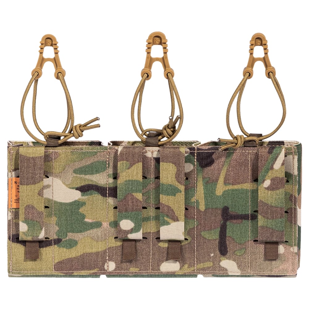 Potrójna ładownica na magazynek karabinowy Lindnerhof Rifle Magazine Pouch AR15 Triple MX416-3 - MultiCam