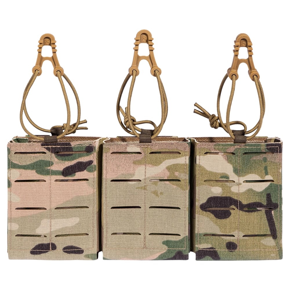 Potrójna ładownica na magazynek karabinowy Lindnerhof Rifle Magazine Pouch AR15 Triple MX416-3 - MultiCam