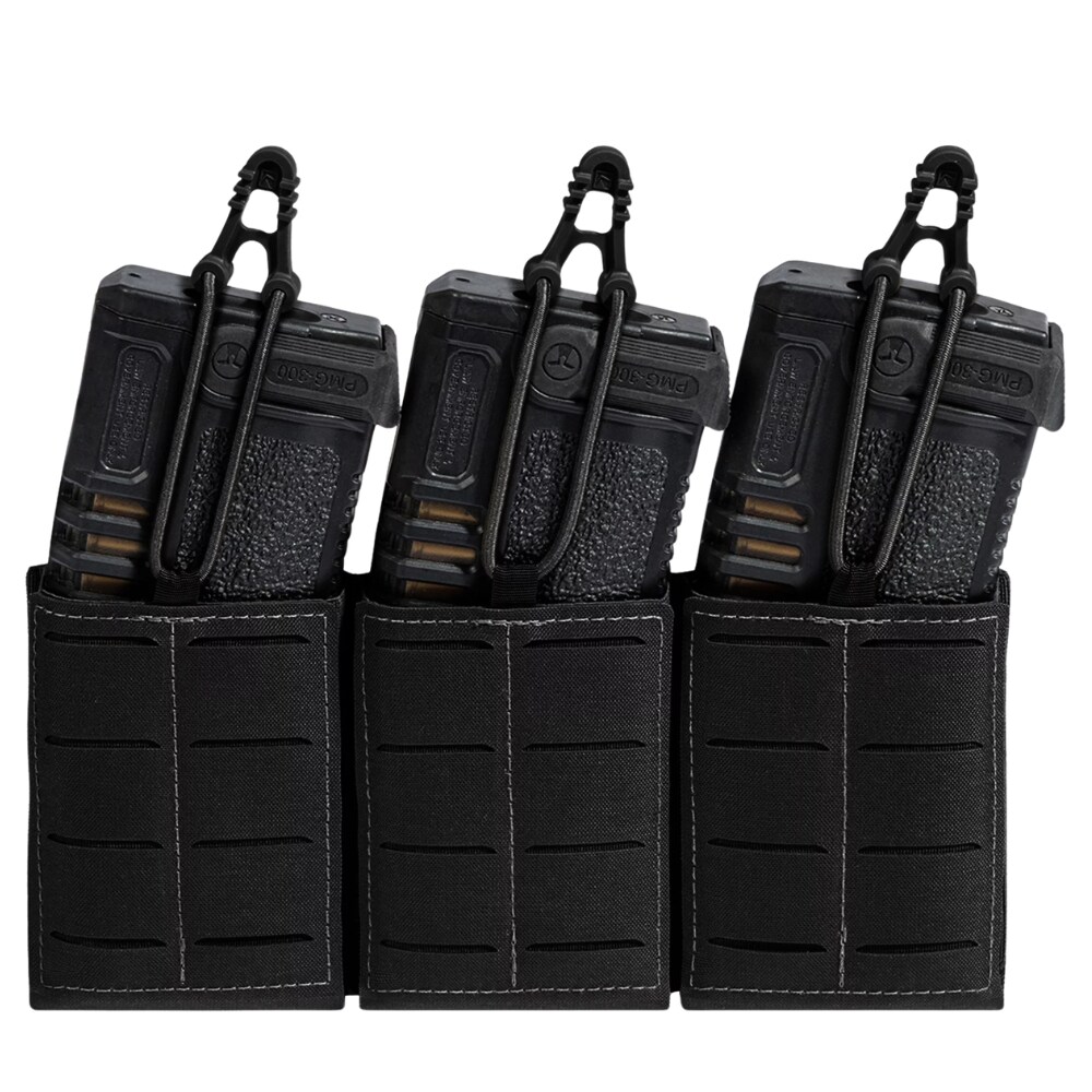 Lindnerhof Rifle Magazine Pouch AR15 Triple MX416-3 - Black