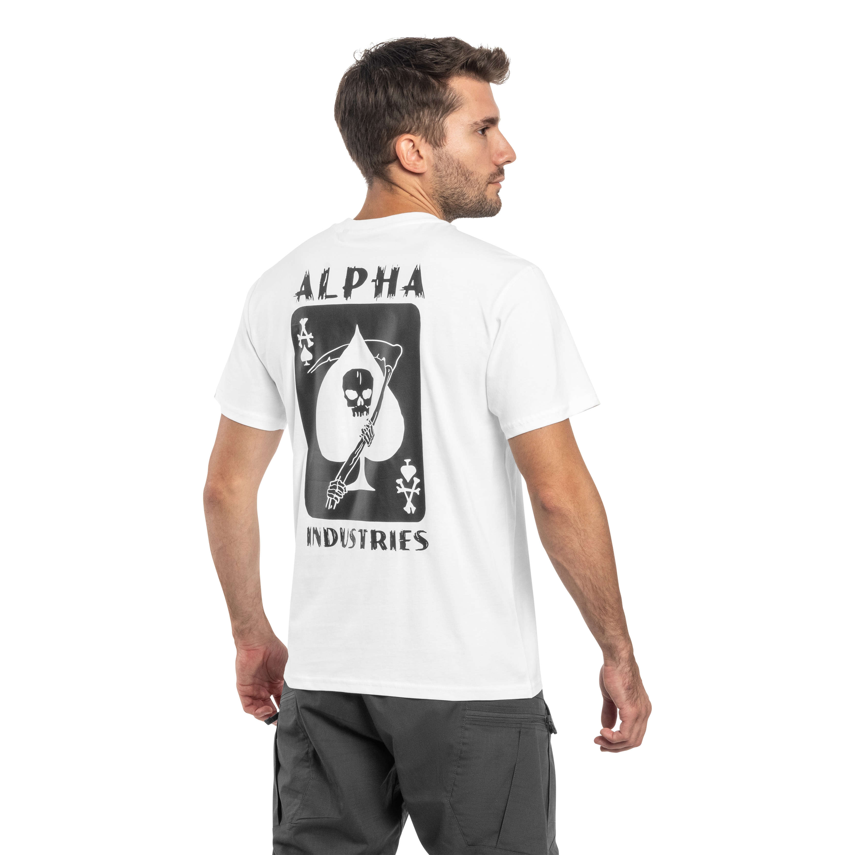 Alpha Industries Skull Ops T-shirt - White