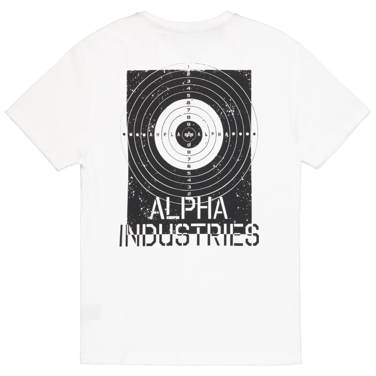 Alpha Industries Target Backprint T-shirt - White