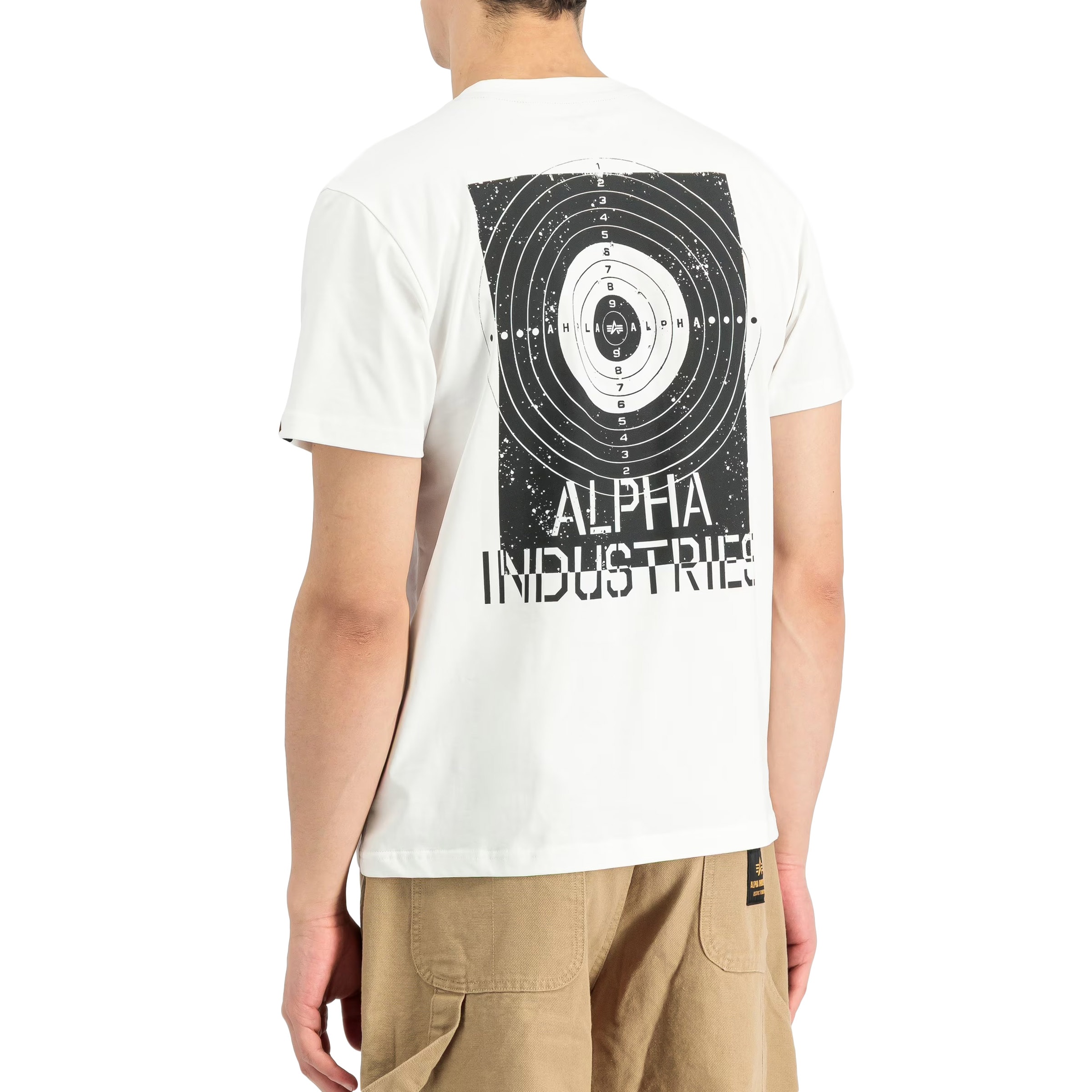 Alpha Industries Target Backprint T-shirt - White