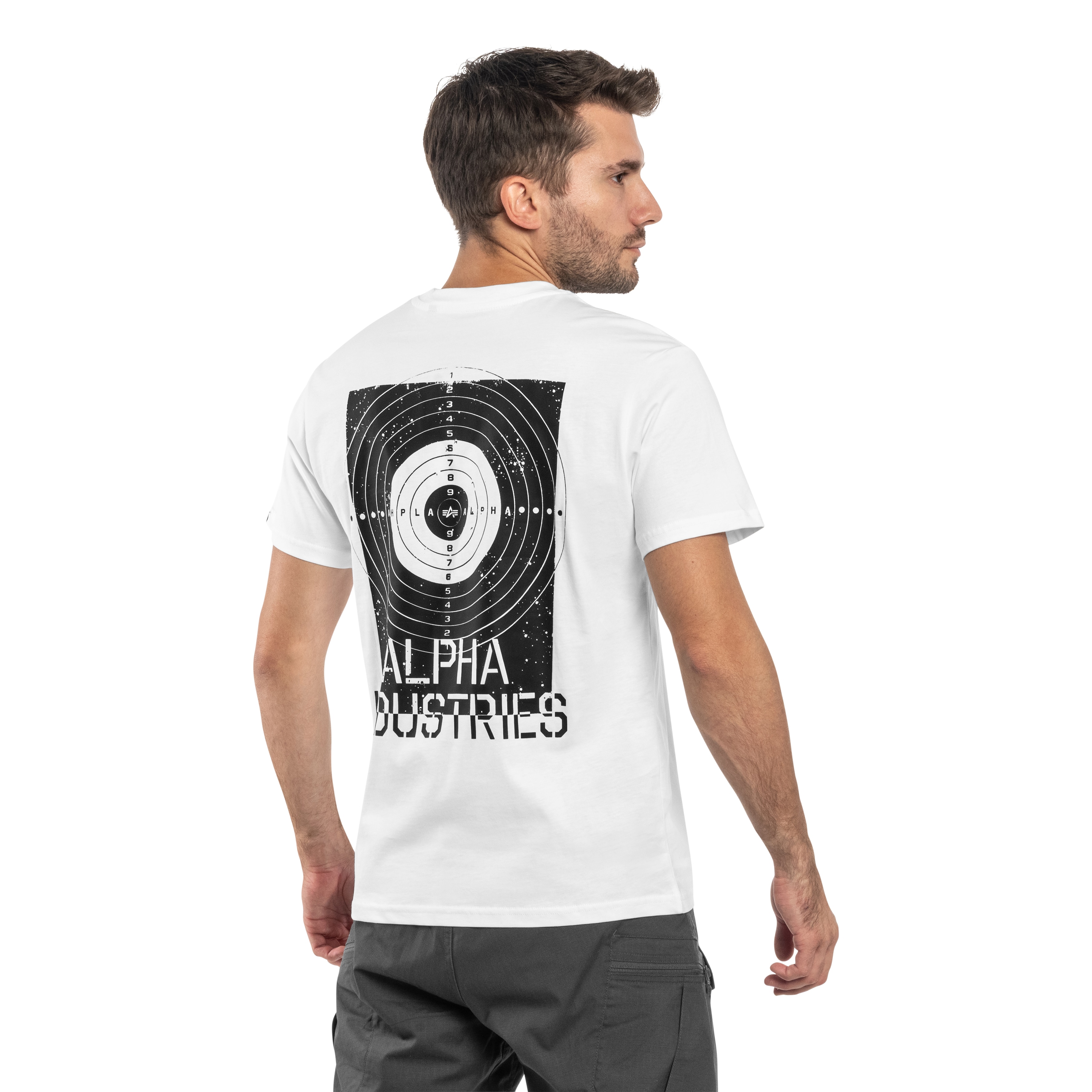 Alpha Industries Target Backprint T-shirt - White