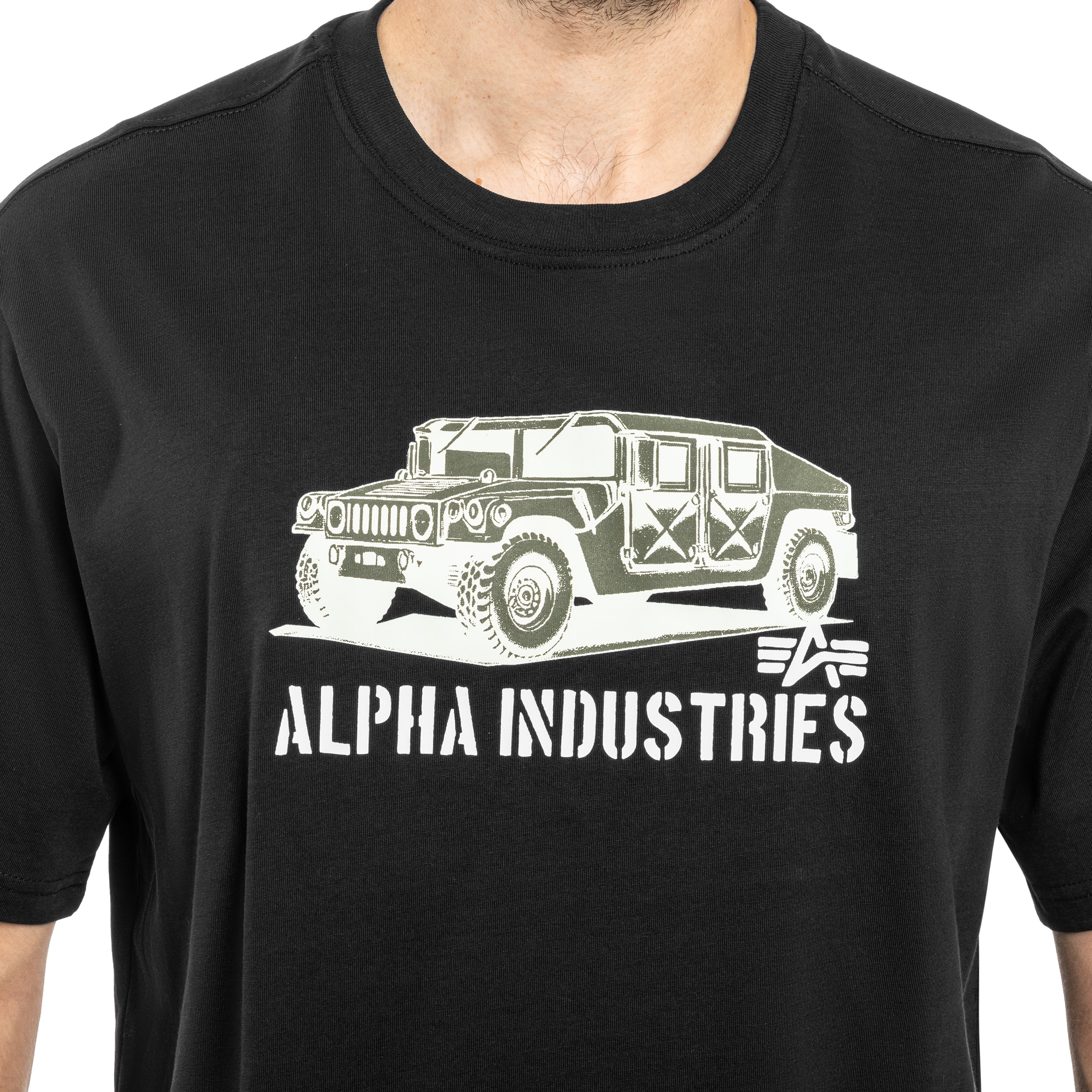 Koszulka T-shirt Alpha Industries Humvee - Black
