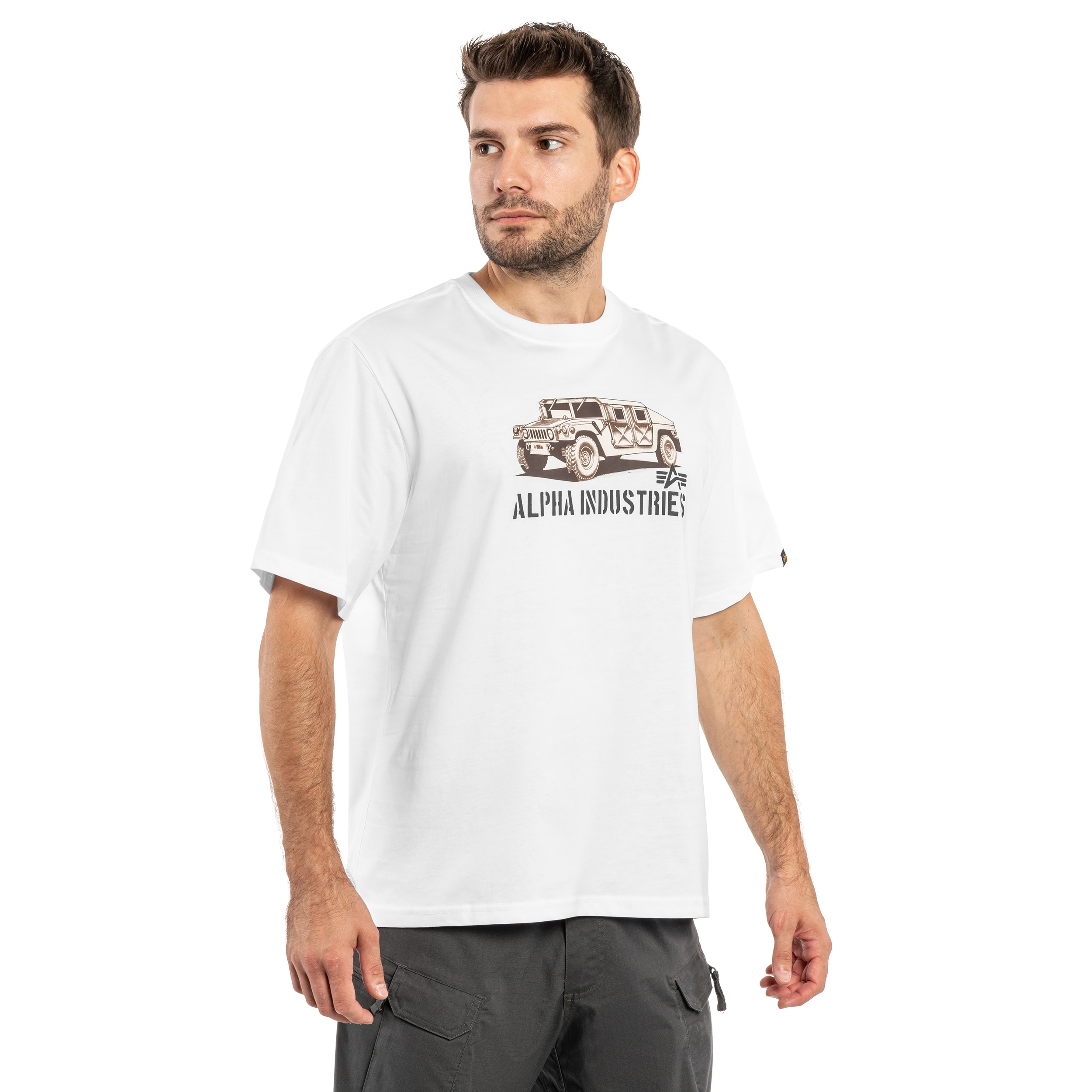 Футболка T-shirt Alpha Industries Humvee - White