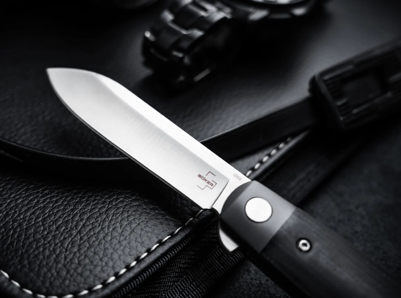 Boker Modern Club Nitro-V Folding Knife - Black