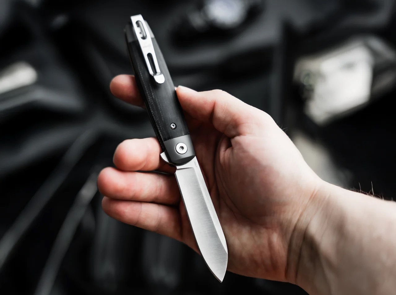 Boker Modern Club Nitro-V Folding Knife - Black