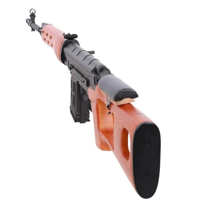 Karabin snajperski ASG Specna Arms SVD RETRO Bolt Action Real Wood - Black/Orange