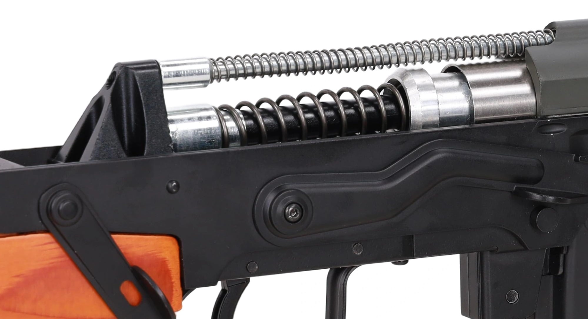 Karabin snajperski ASG Specna Arms SVD RETRO Bolt Action Real Wood - Black/Orange