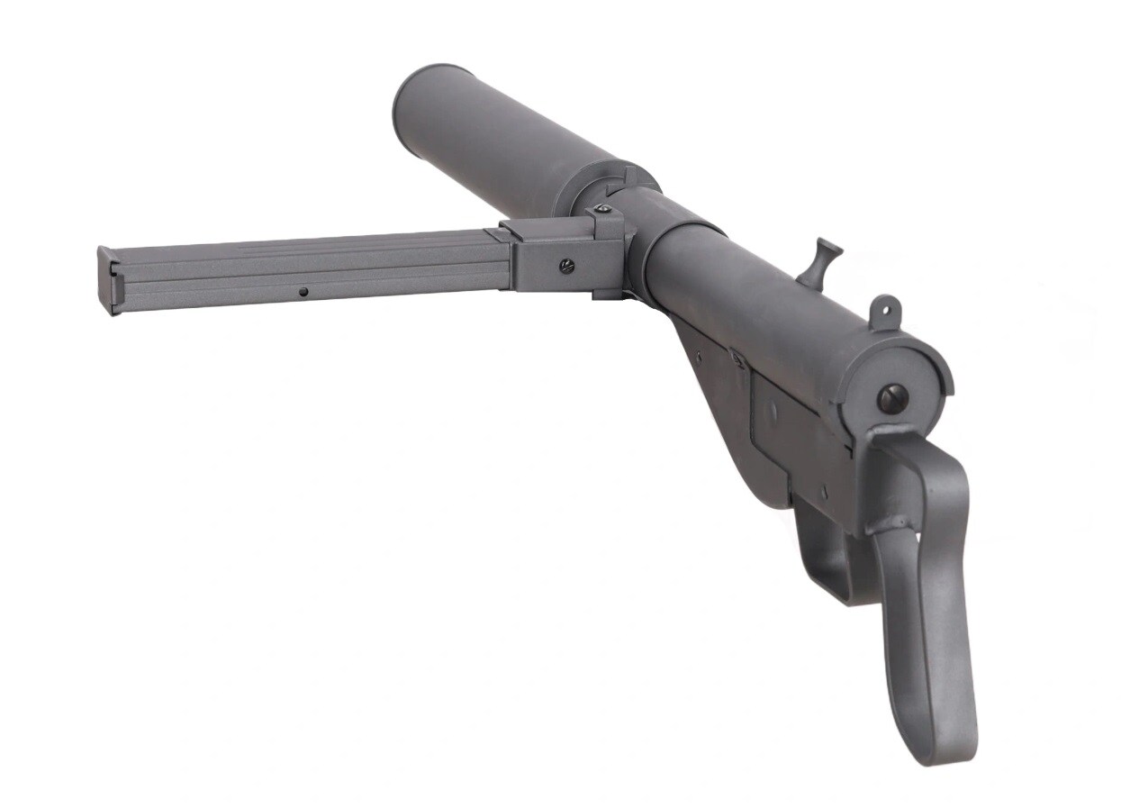 Пістолет-кулемет AEG Specna Arms RETRO Sten MK.II S Command Grip X-ASR Tracer - Grey
