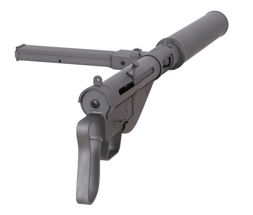 Пістолет-кулемет AEG Specna Arms RETRO Sten MK.II S Command Grip X-ASR Tracer - Grey