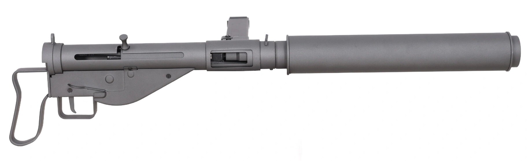 Пістолет-кулемет AEG Specna Arms RETRO Sten MK.II S Command Grip X-ASR Tracer - Grey