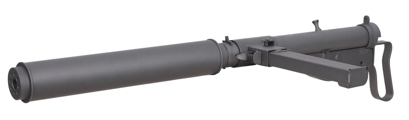 Пістолет-кулемет AEG Specna Arms RETRO Sten MK.II S Command Grip X-ASR Tracer - Grey