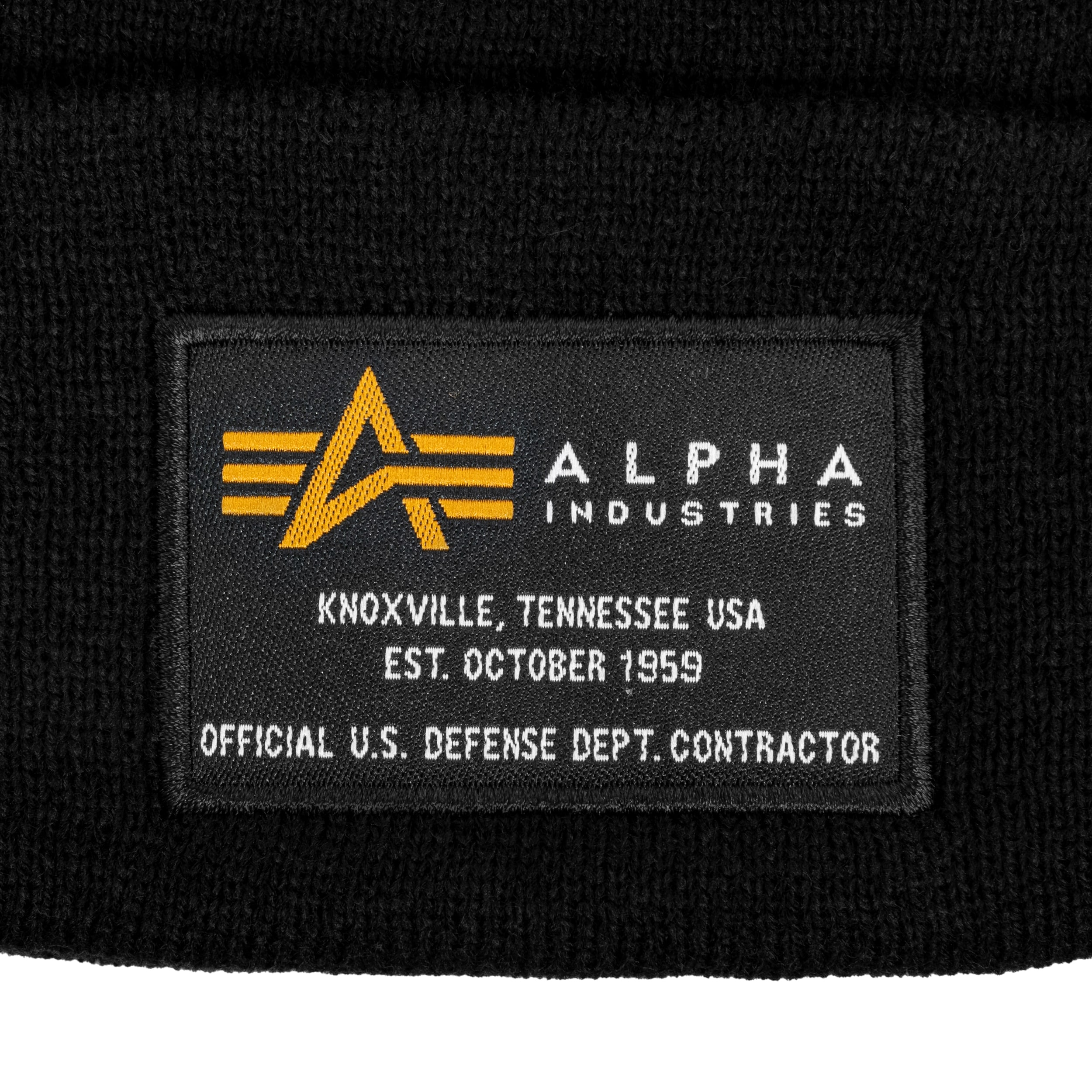 Czapka Alpha Industries Crew Beanie - Black