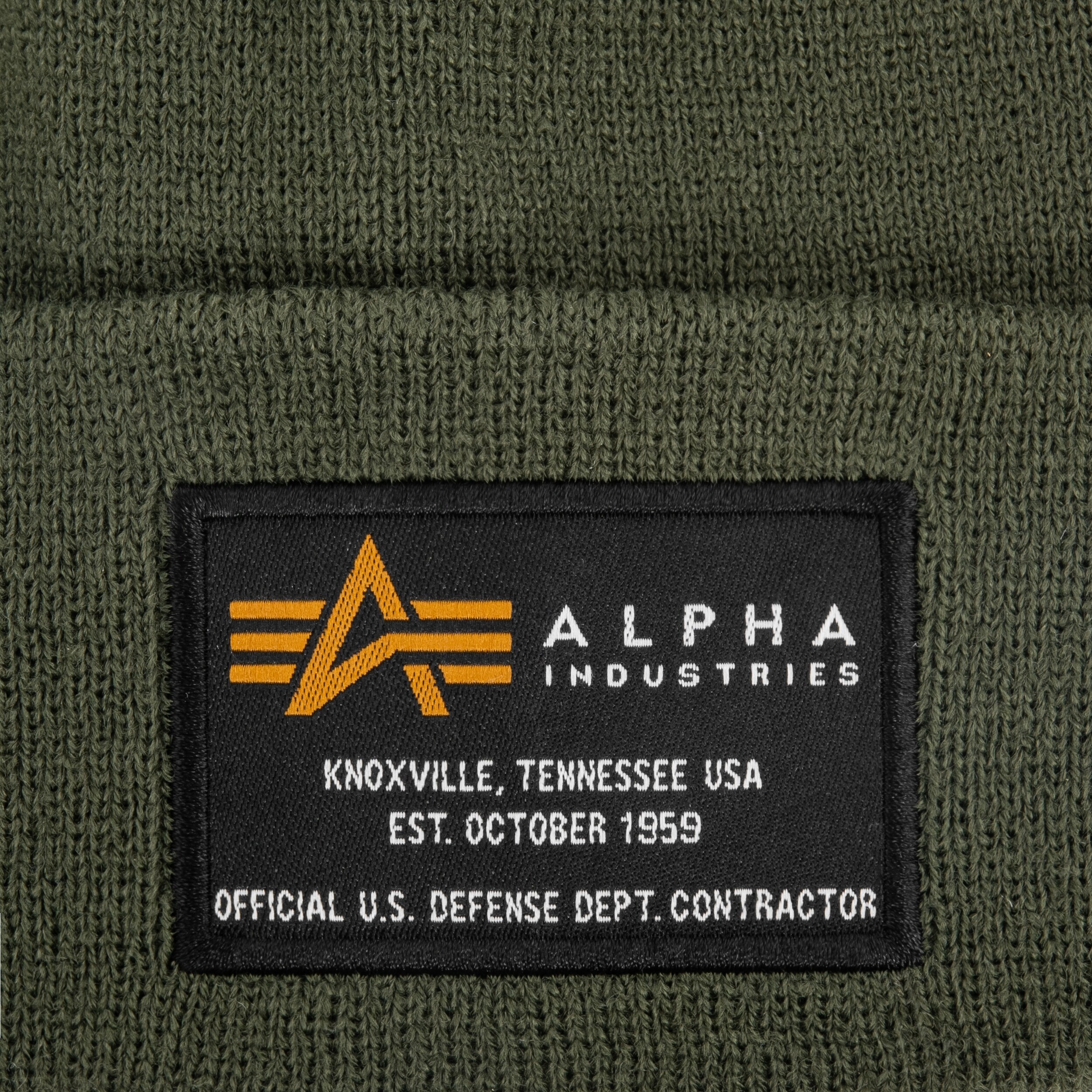 Czapka Alpha Industries Crew Beanie - Dark Green