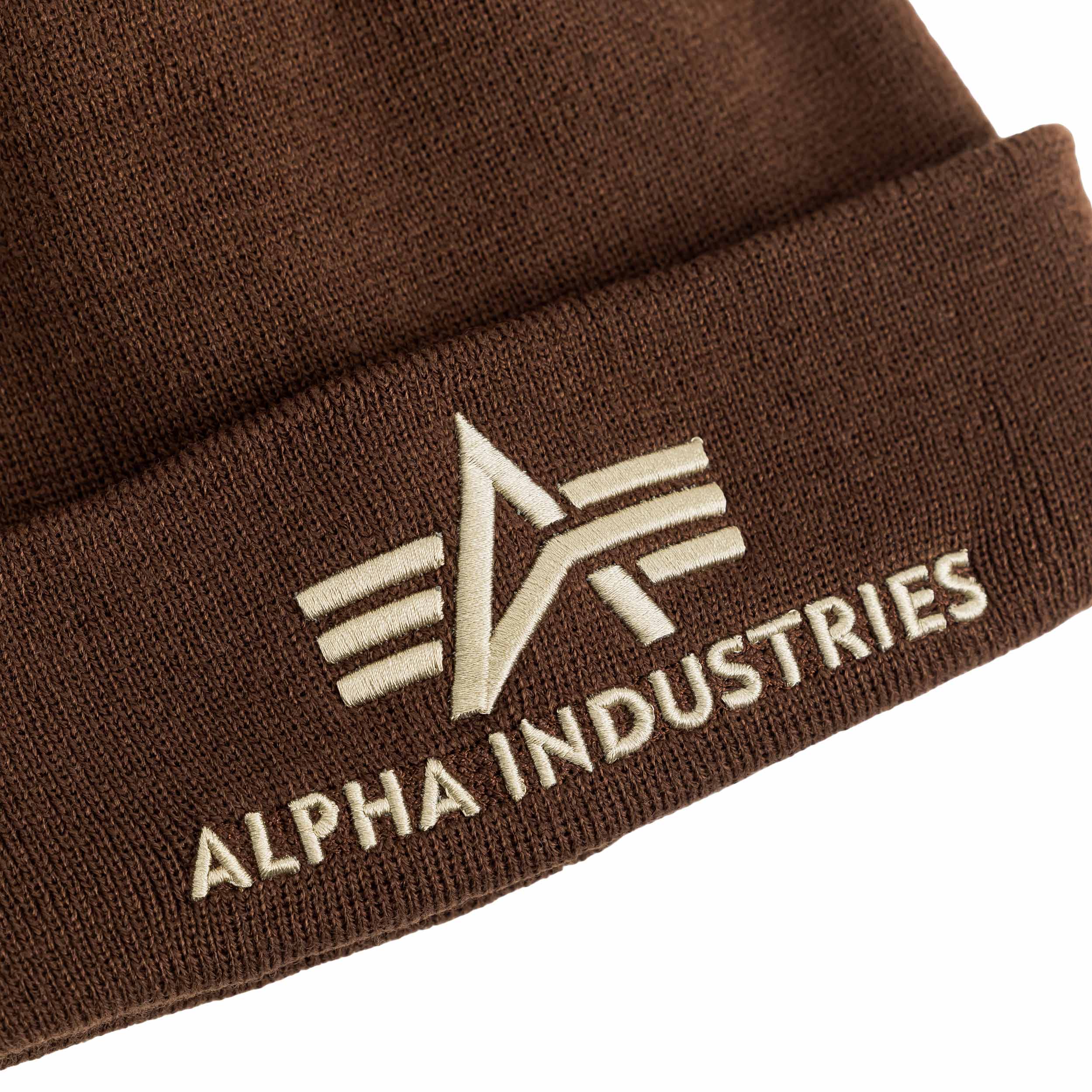 Czapka Alpha Industries 3D Beanie - Powder Brown
