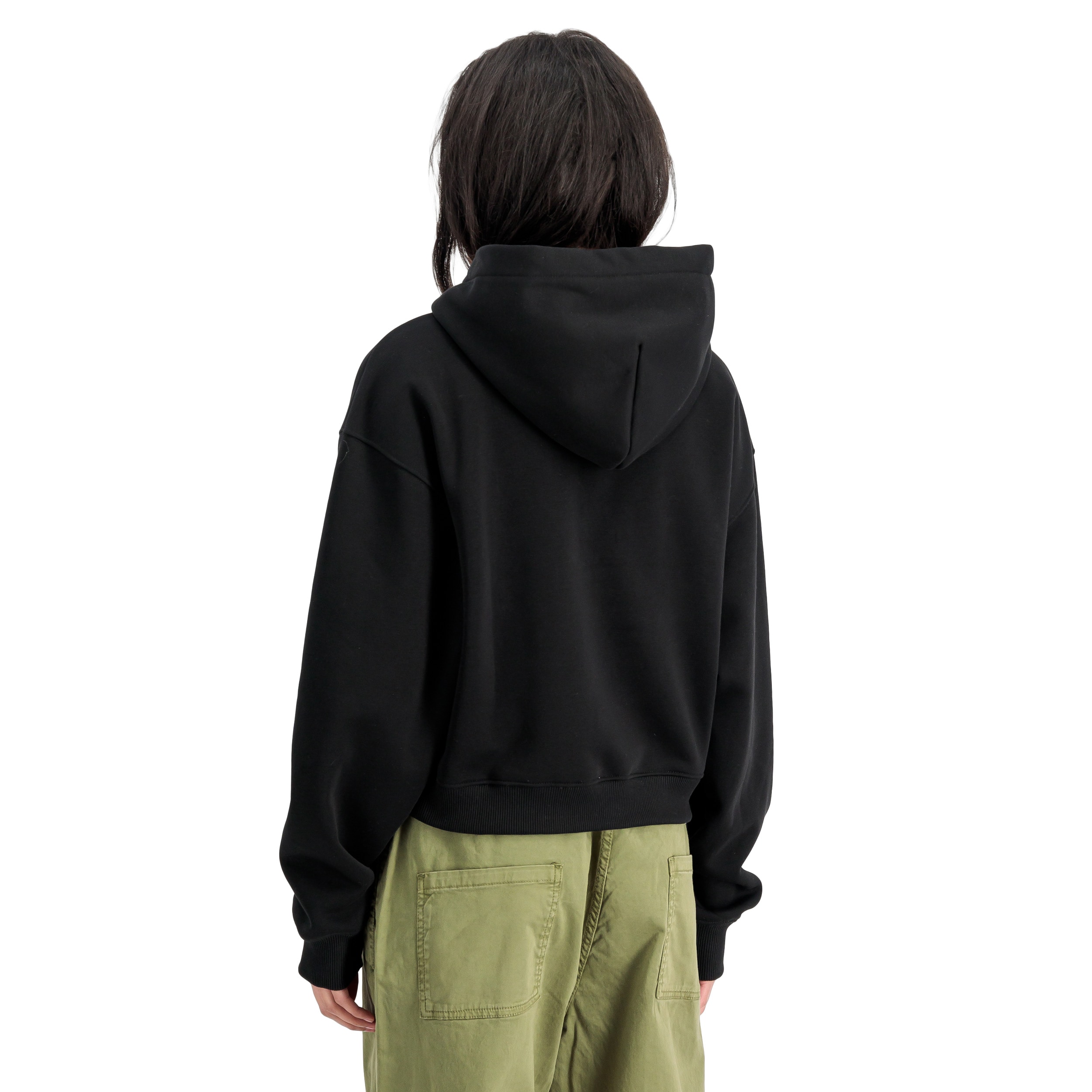 Bluza damska Alpha Industries Basic Small Logo Hoodie - Black