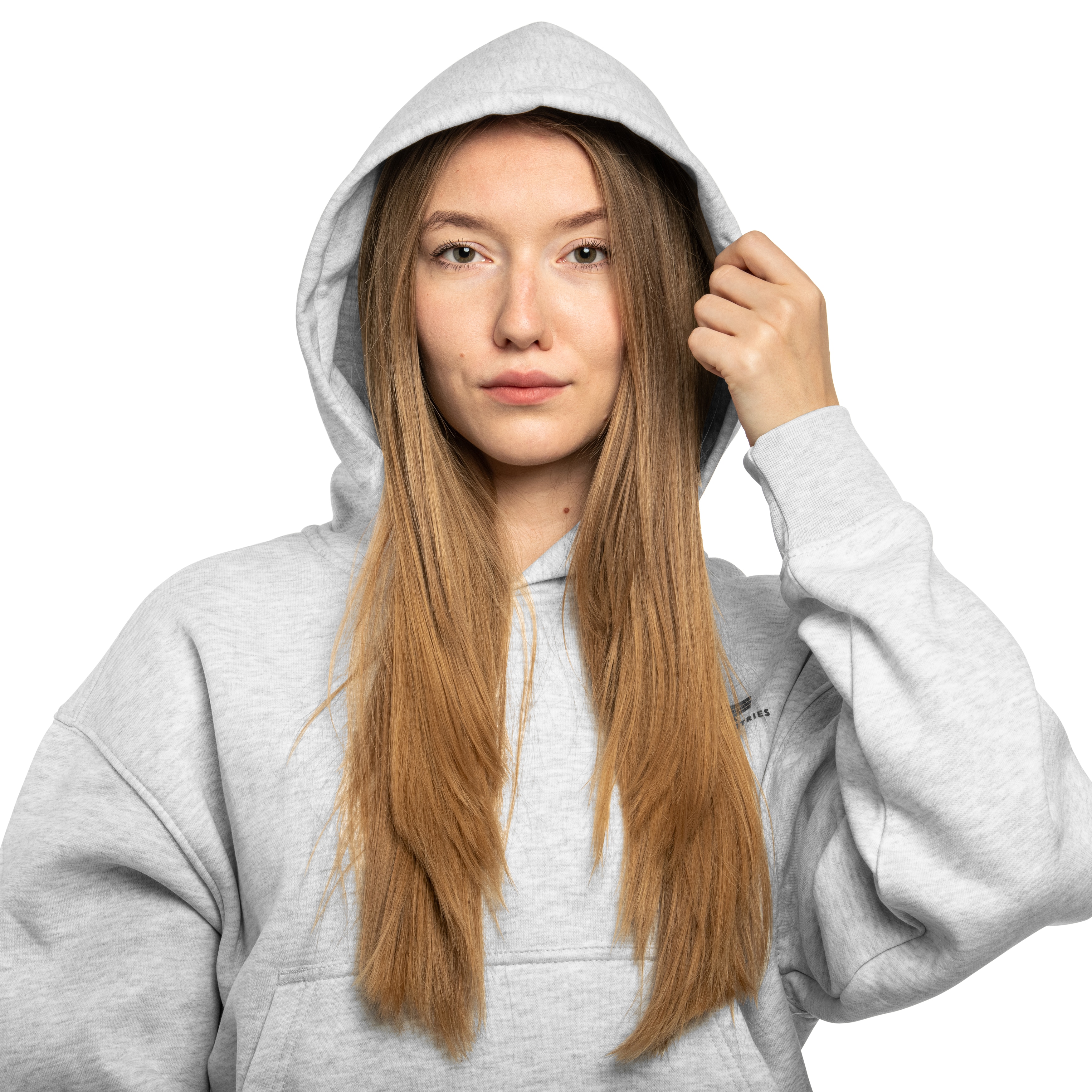 Жіноча кофта Alpha Industries Basic Small Logo Hoodie - Pastel Grey/Melange