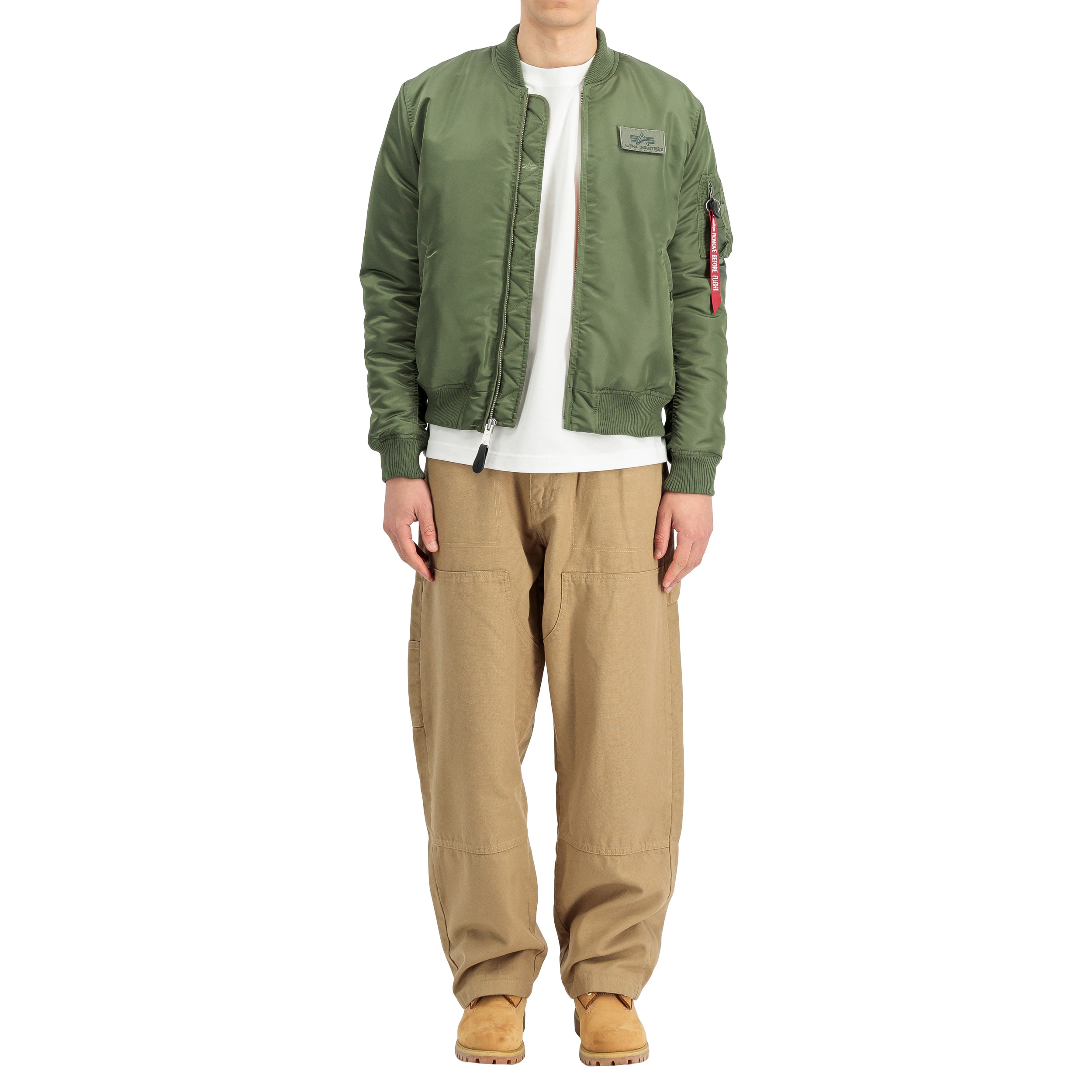 Kurtka Alpha Industries MA-1 VF Embroidery Back - Sage Green