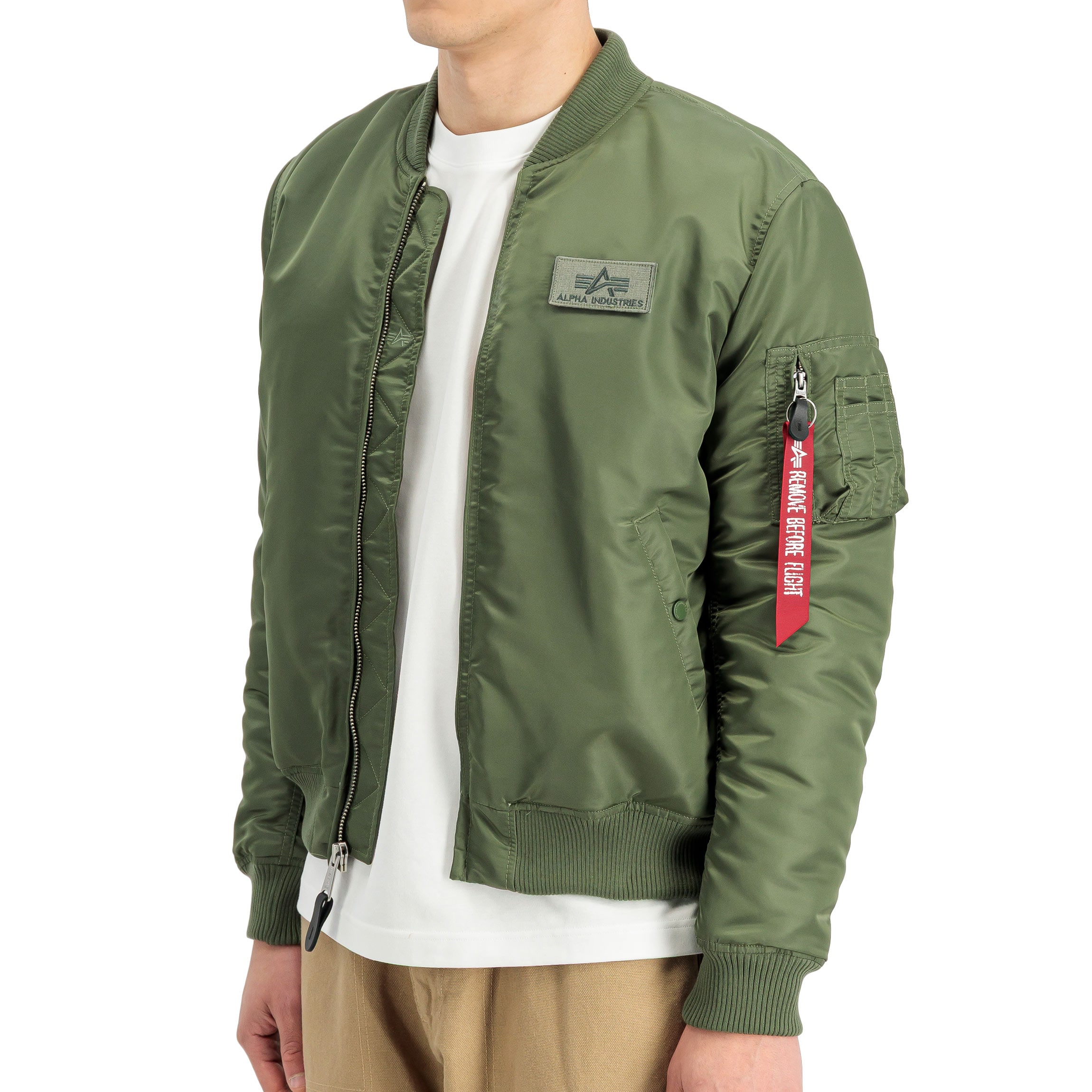 Kurtka Alpha Industries MA-1 VF Embroidery Back - Sage Green