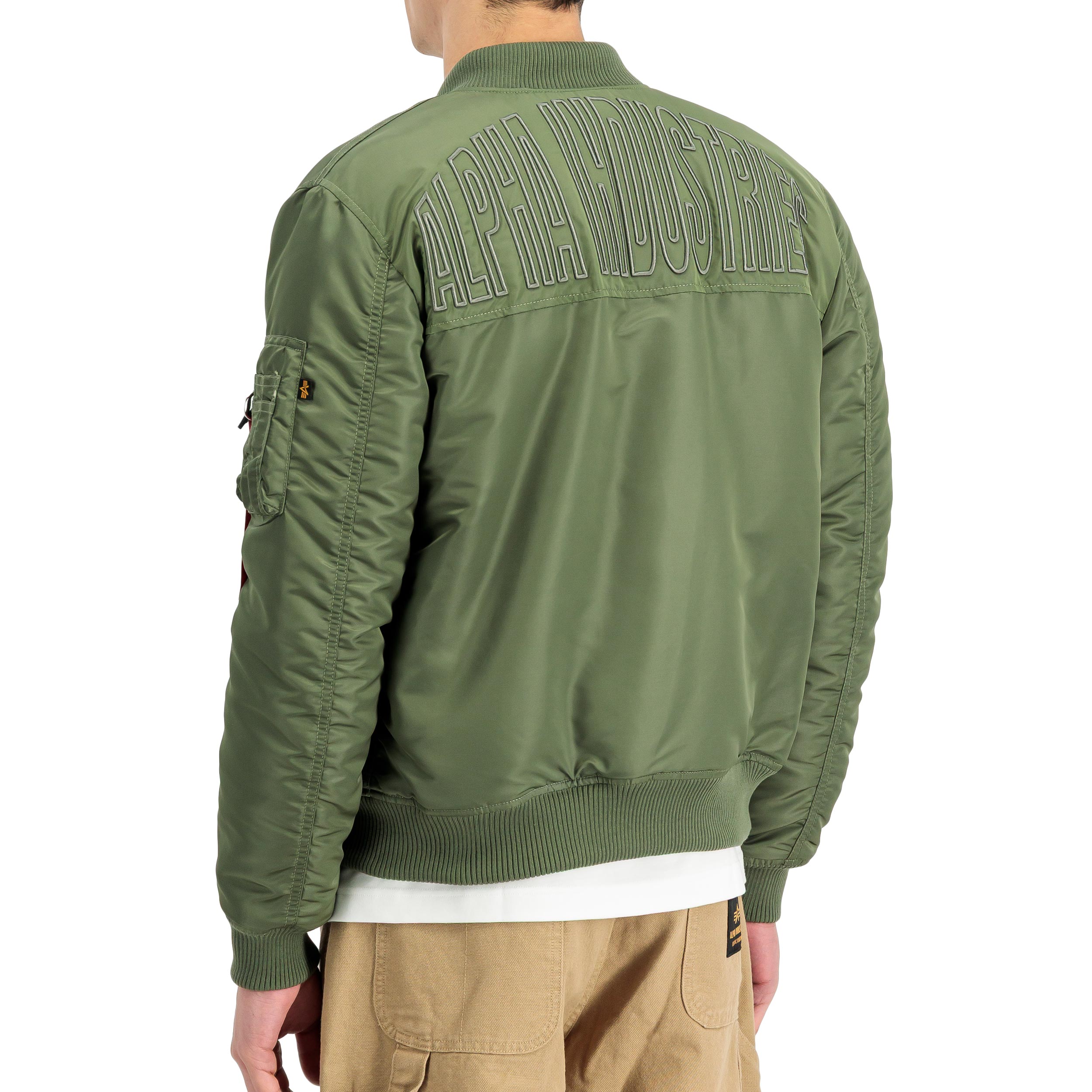 Kurtka Alpha Industries MA-1 VF Embroidery Back - Sage Green