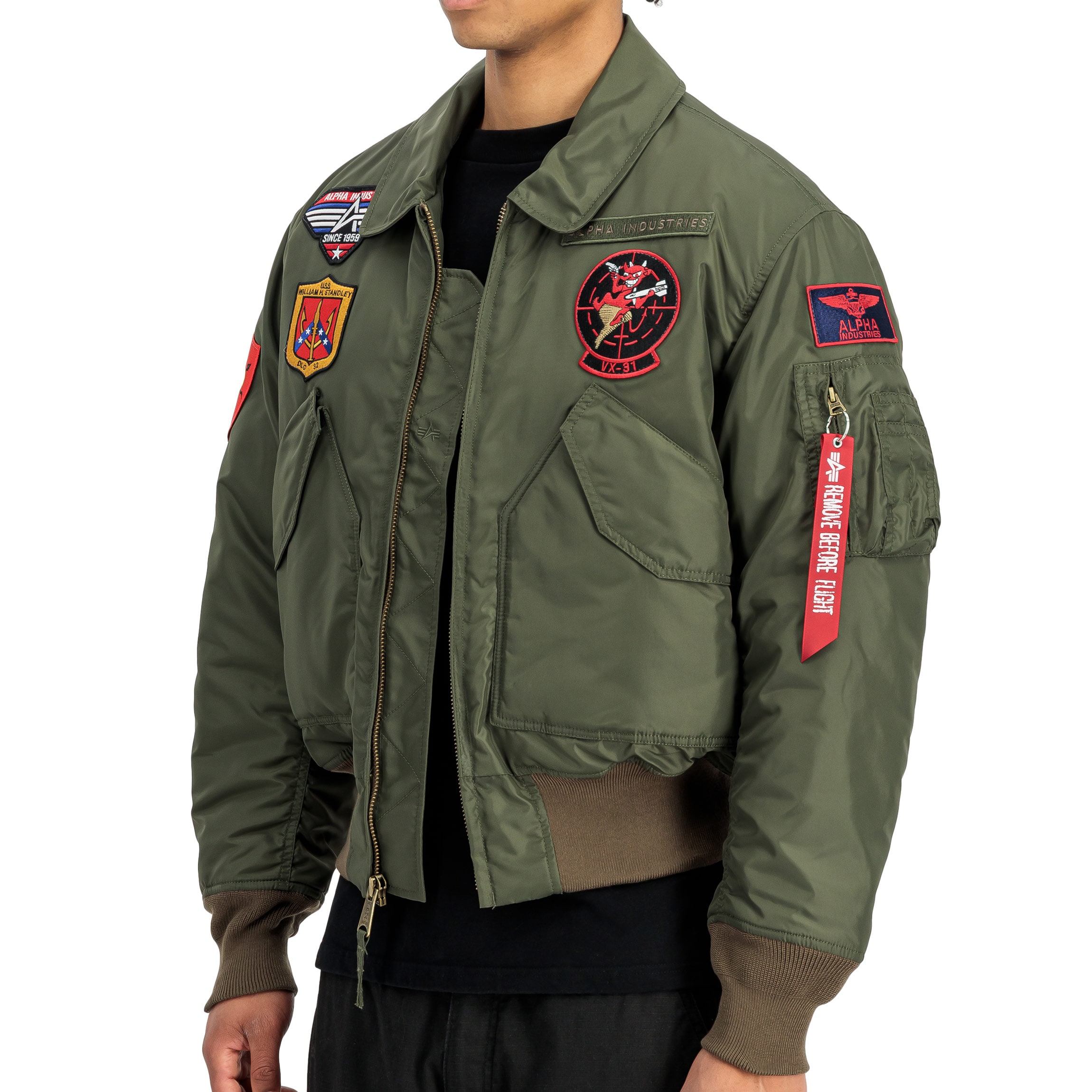 Kurtka Alpha Industries CWU 45P Devils Brigade - Dark Olive